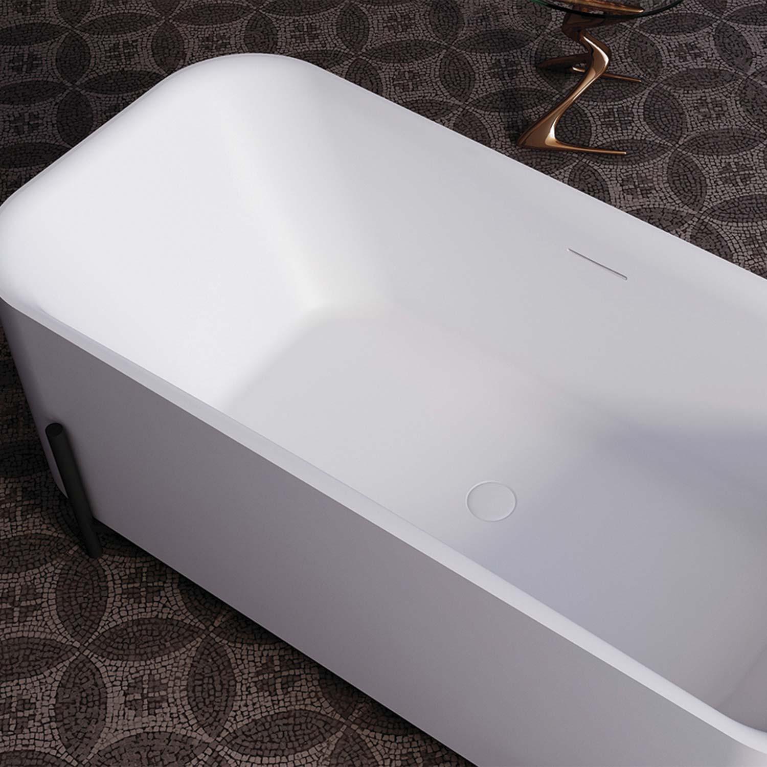 DAX AURA collection bathtub matte finish 67" x 32"