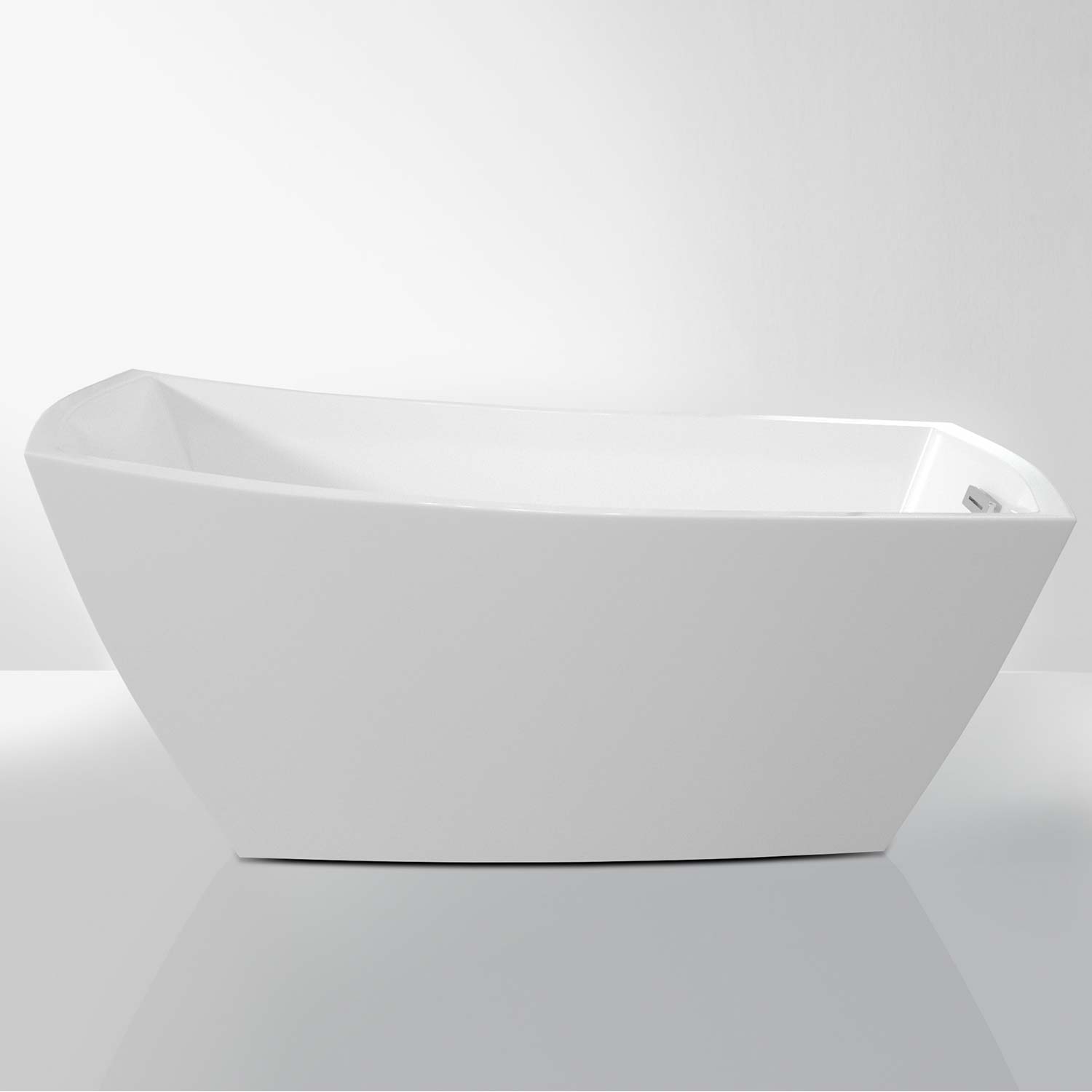 DAX Rectangle Freestanding Acrylic Bathtub Glossy White - 68" x 31" (BT-9078)