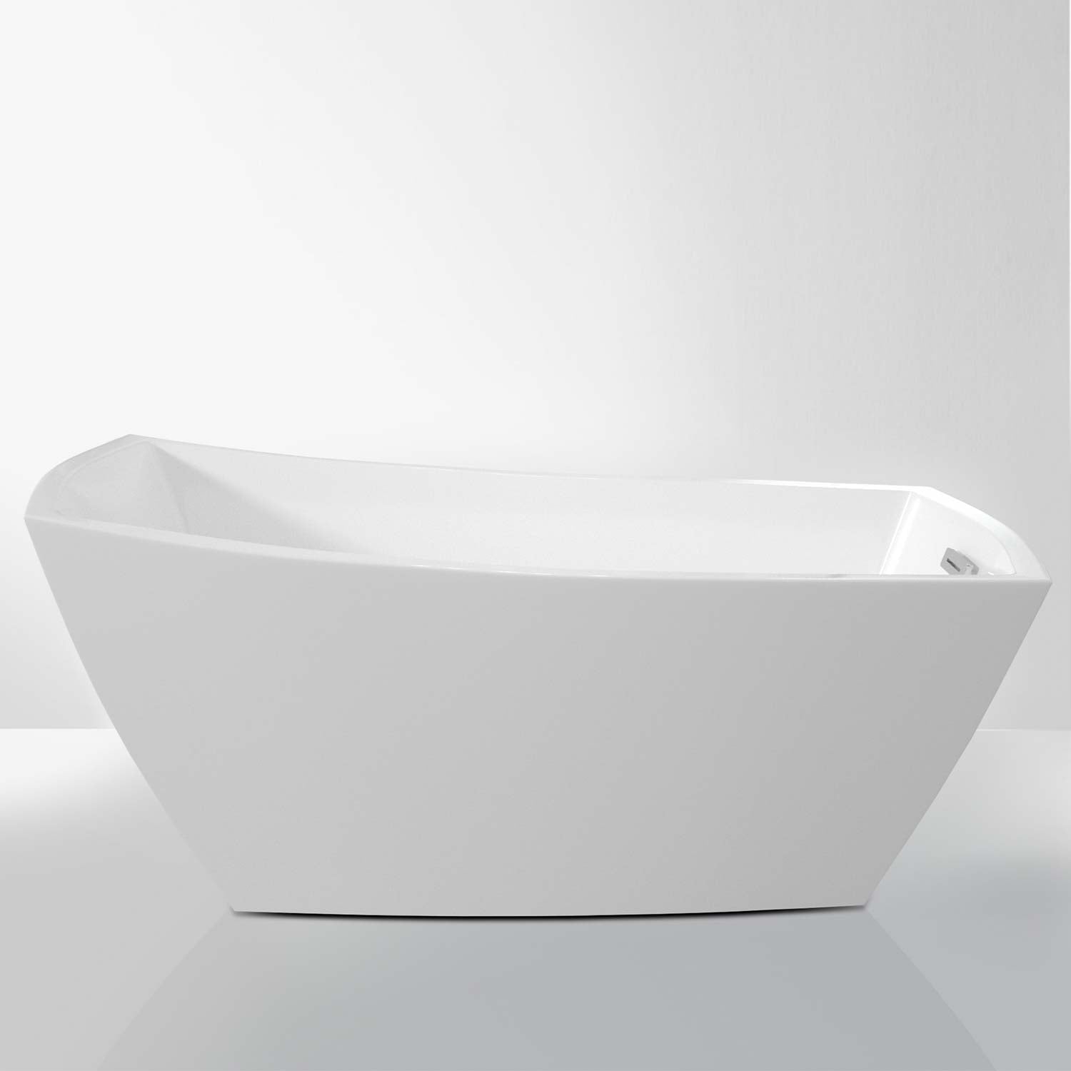 DAX Rectangle Freestanding Acrylic Bathtub Glossy White - 68" x 31" (BT-9078)