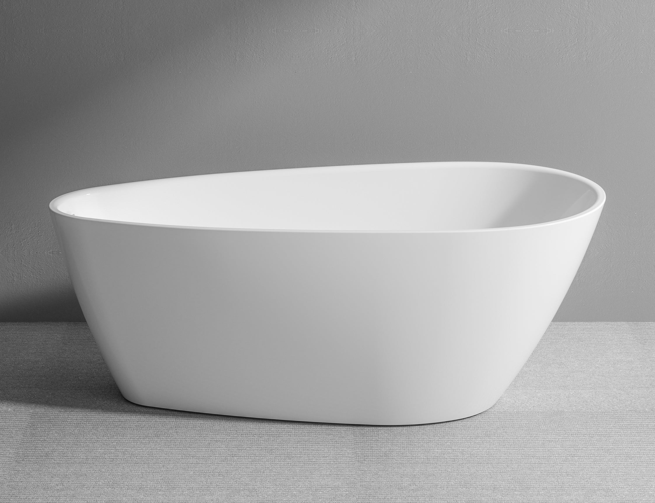 DAX Oval Freestanding Acrylic Bathtub White - 63" x 29" (BT-9092)