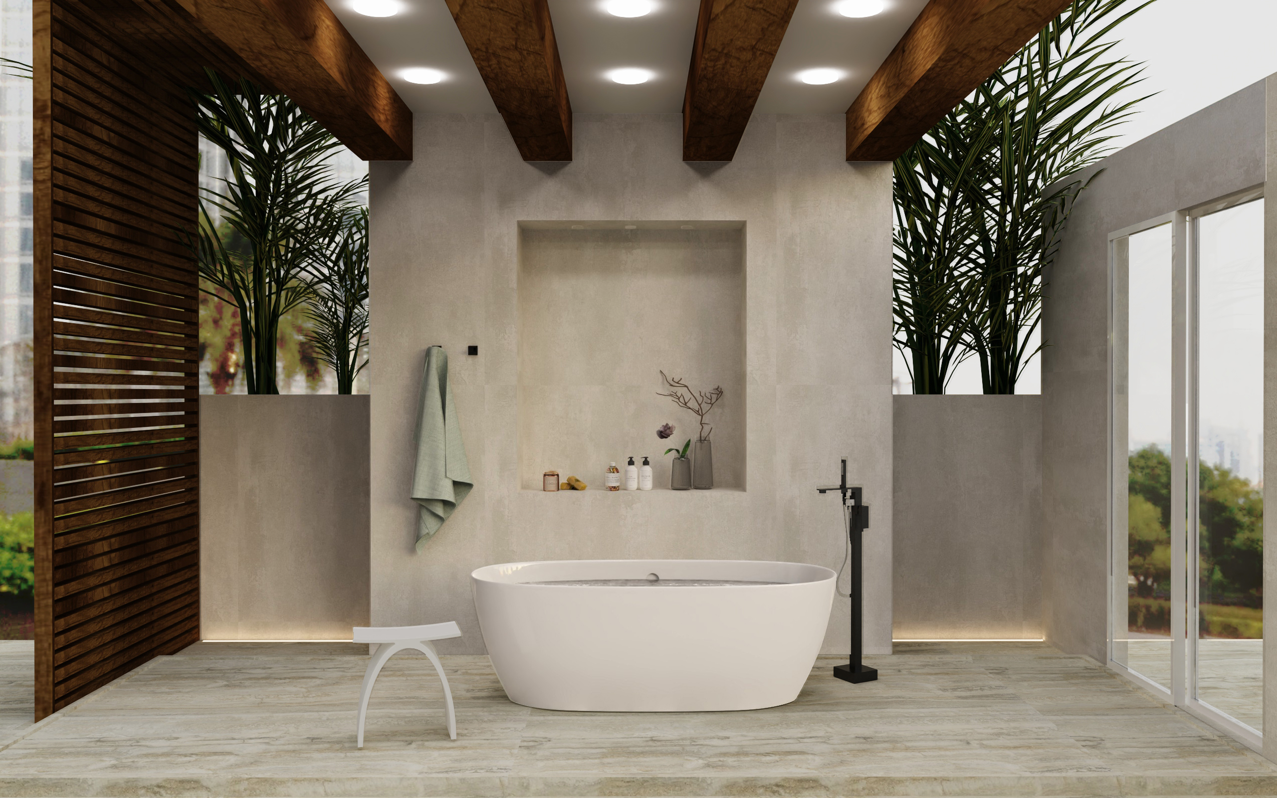 DAX COMO collection glossy finish bathtub 67" x 32"
