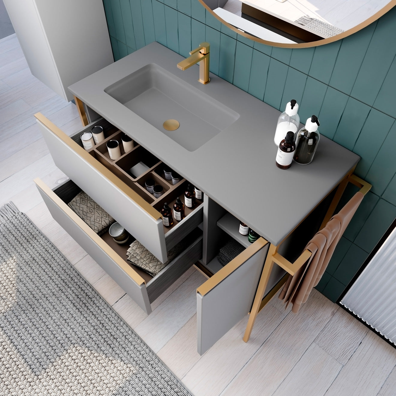 Vanities Collections by DAX 
Upgrade your bathroom with sophistication and grace, uncover the perfect design that complements your character and area. Each design and finish is crafted to impress with its simplicity and elegance, elevating your bathroom to the highest level. Order online now in Daxib.com 