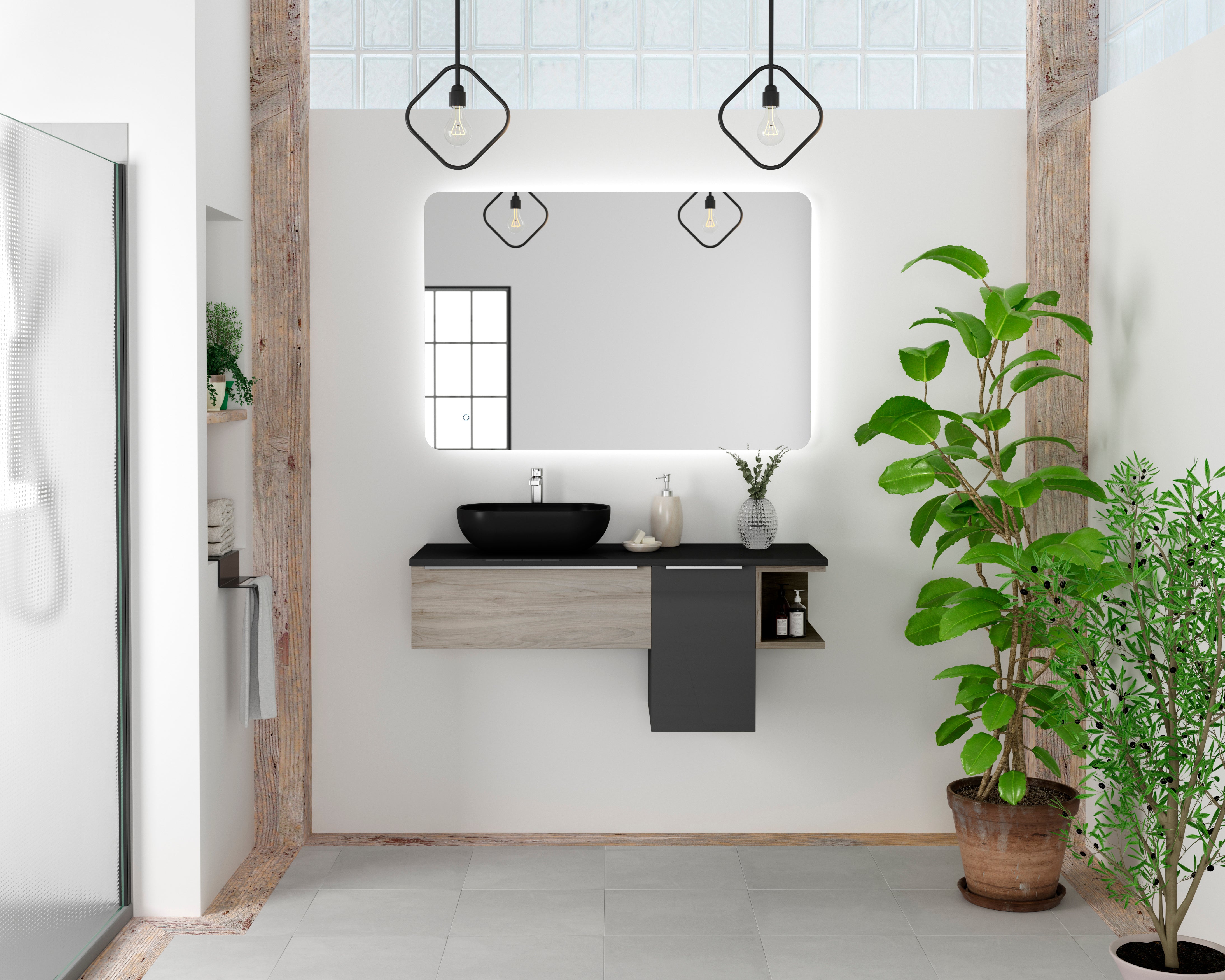 Vanities Collections by DAX 
Upgrade your bathroom with sophistication and grace, uncover the perfect design that complements your character and area. Each design and finish is crafted to impress with its simplicity and elegance, elevating your bathroom to the highest level. Order online now in Daxib.com 