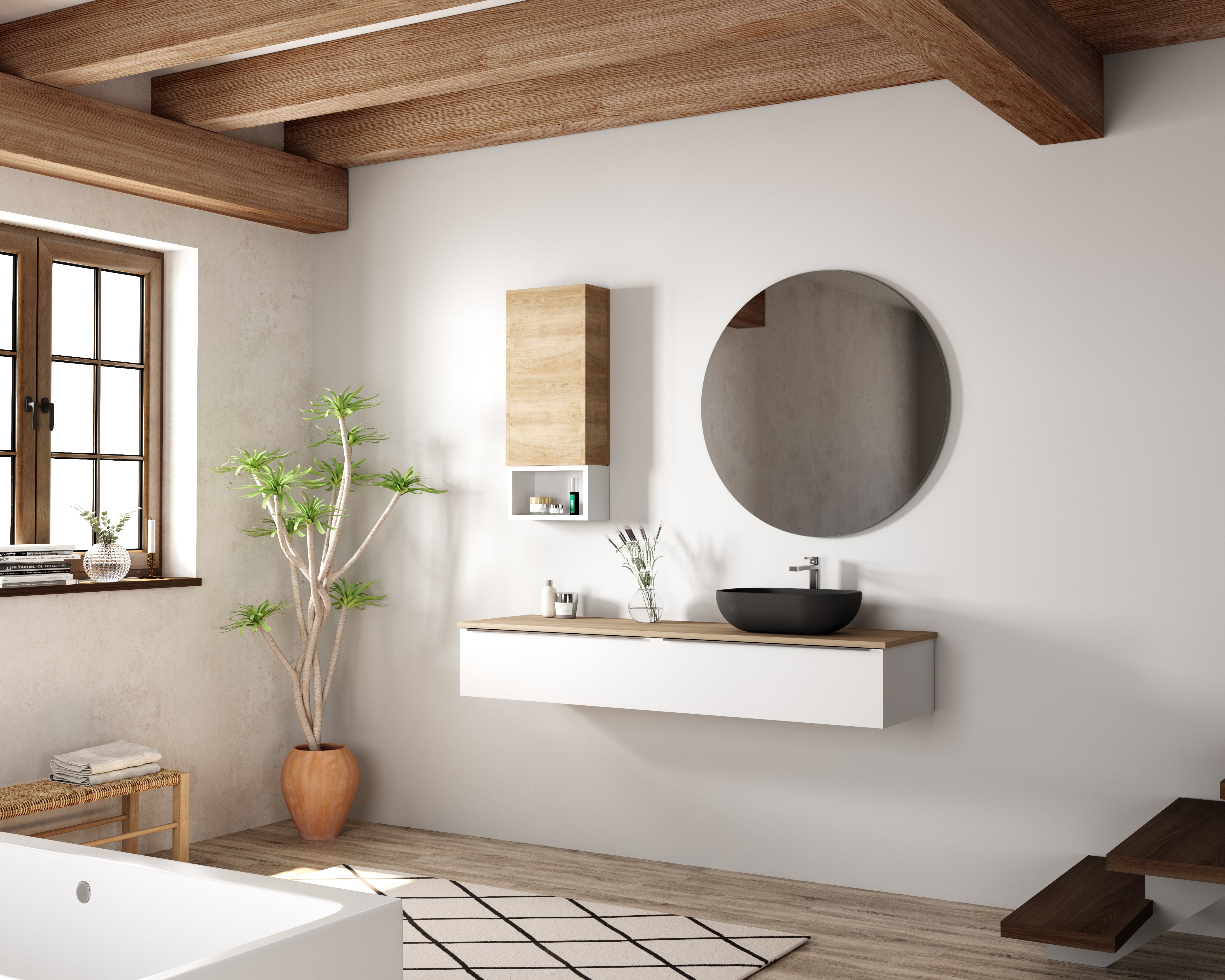 Vanities Collections by DAX 
Upgrade your bathroom with sophistication and grace, uncover the perfect design that complements your character and area. Each design and finish is crafted to impress with its simplicity and elegance, elevating your bathroom to the highest level. Order online now in Daxib.com 