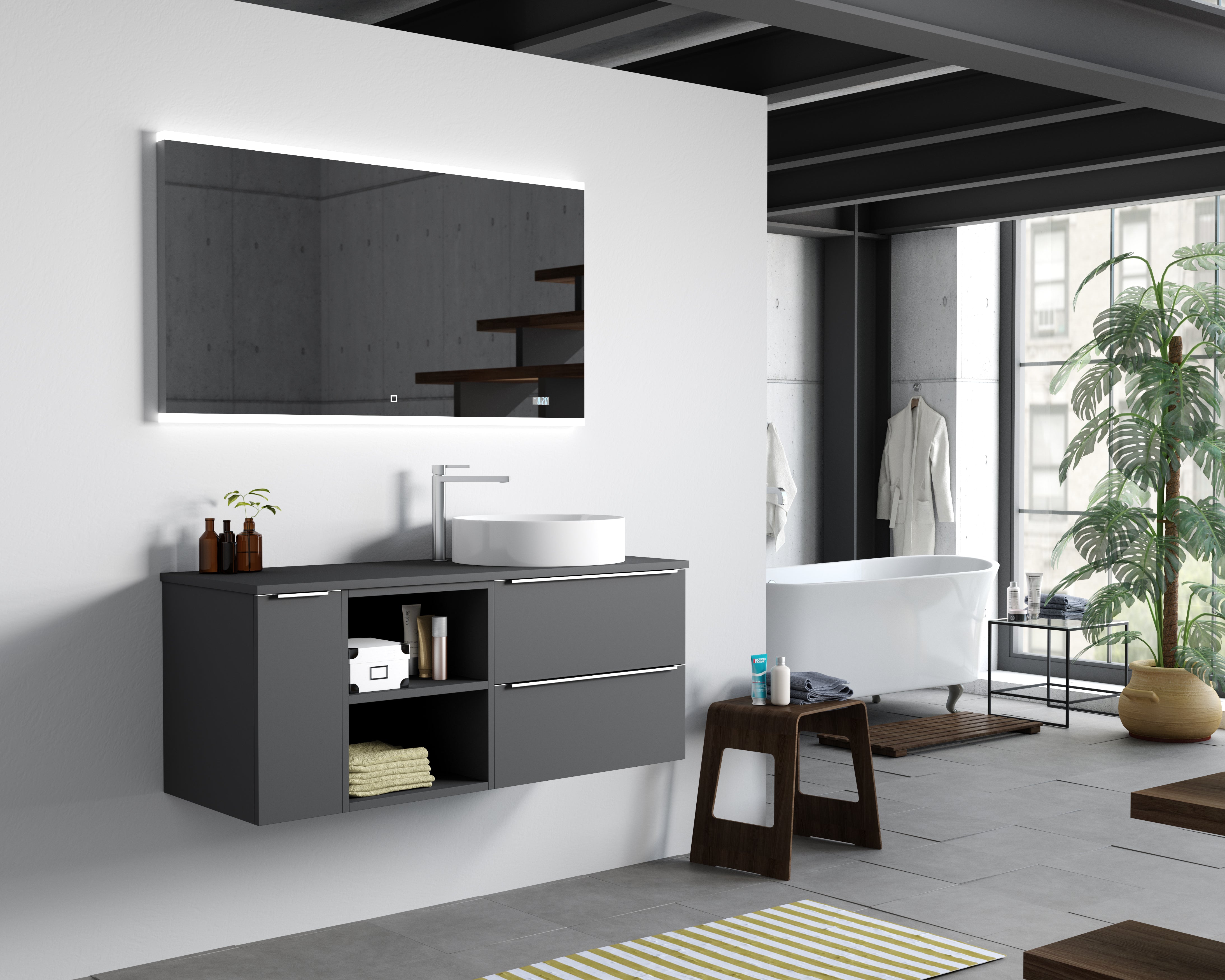 Vanities Collections by DAX 
Upgrade your bathroom with sophistication and grace, uncover the perfect design that complements your character and area. Each design and finish is crafted to impress with its simplicity and elegance, elevating your bathroom to the highest level. Order online now in Daxib.com 