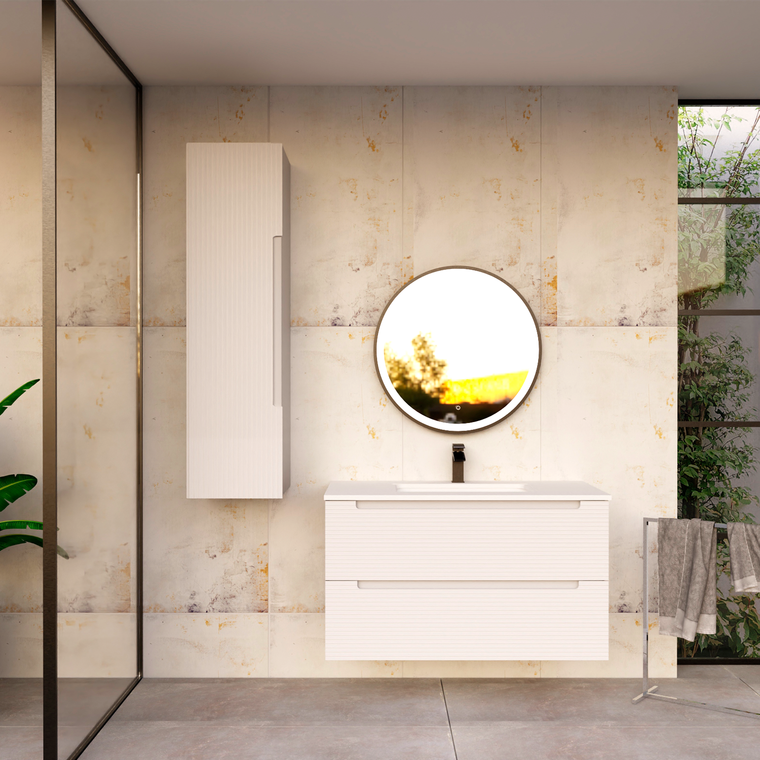 Vanities Collections by DAX 
Upgrade your bathroom with sophistication and grace, uncover the perfect design that complements your character and area. Each design and finish is crafted to impress with its simplicity and elegance, elevating your bathroom to the highest level. Order online now in Daxib.com 