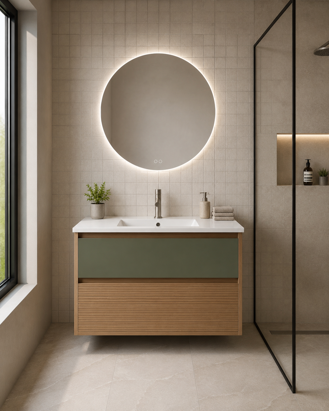 Bathroom Vanity Cabinet CODE Collection by DAX