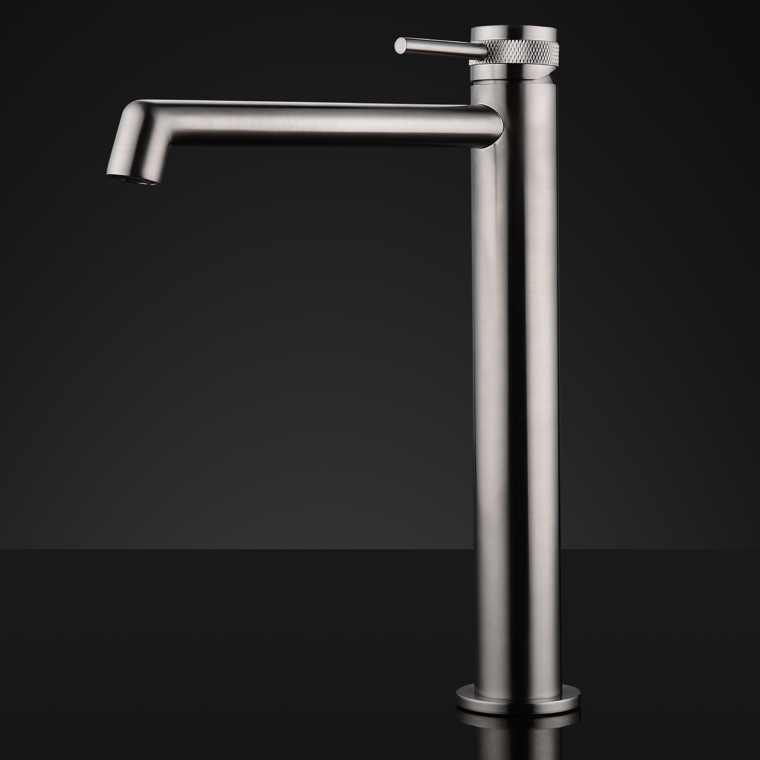 DAX Single Handle Vessel Bathroom Basin Faucet Black Matte Finish (DAX-8010041)