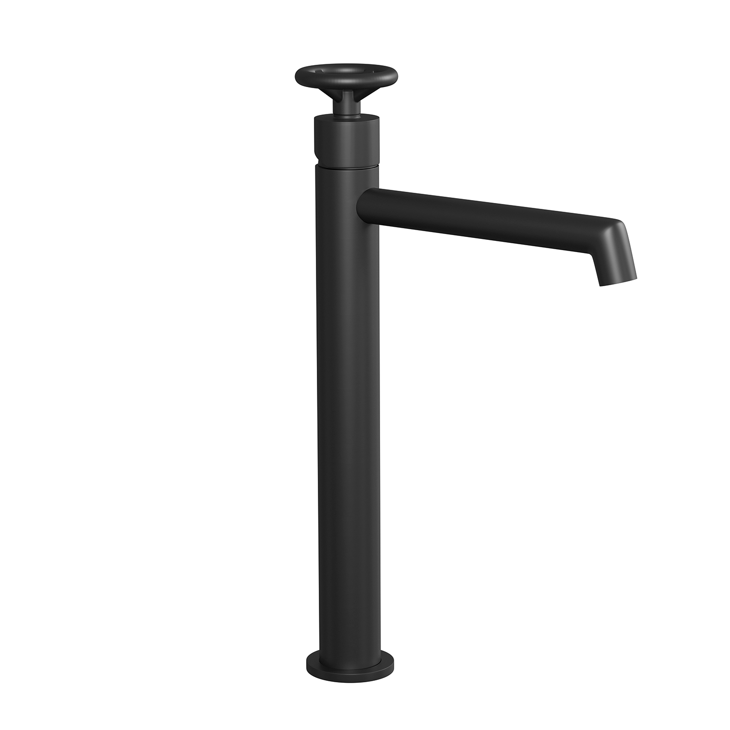 DAX Single Handle Vessel Bathroom Basin Faucet Black Matte Finish (DAX-8010044-BL)