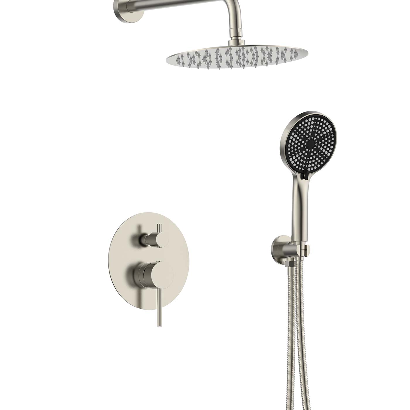 DAX Salerno Round Shower System with Hand Shower