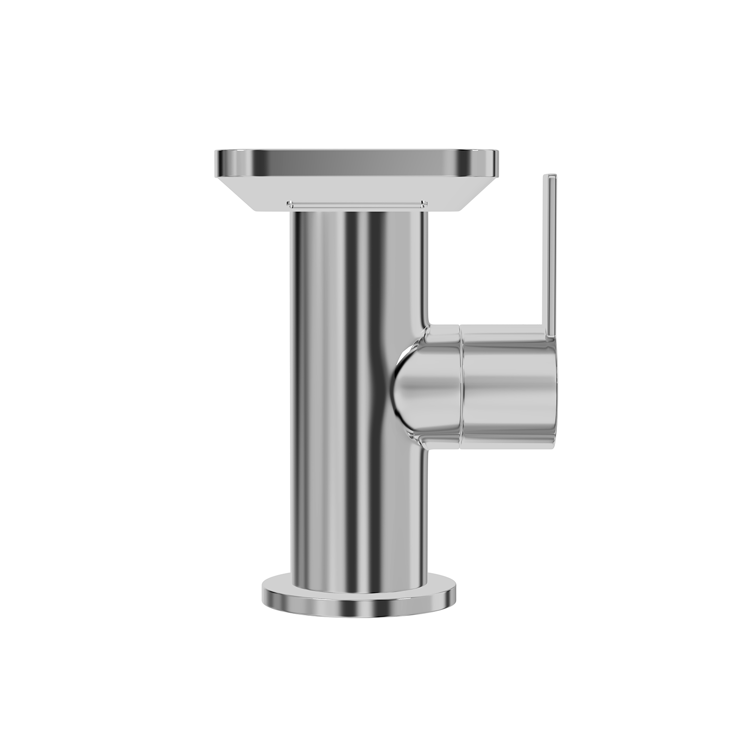 DAX Single Handle Bathroom Waterfall Faucet, Deck Mount, Brass Body, Spout Height 4-15/16 Inches (DAX-8205)
