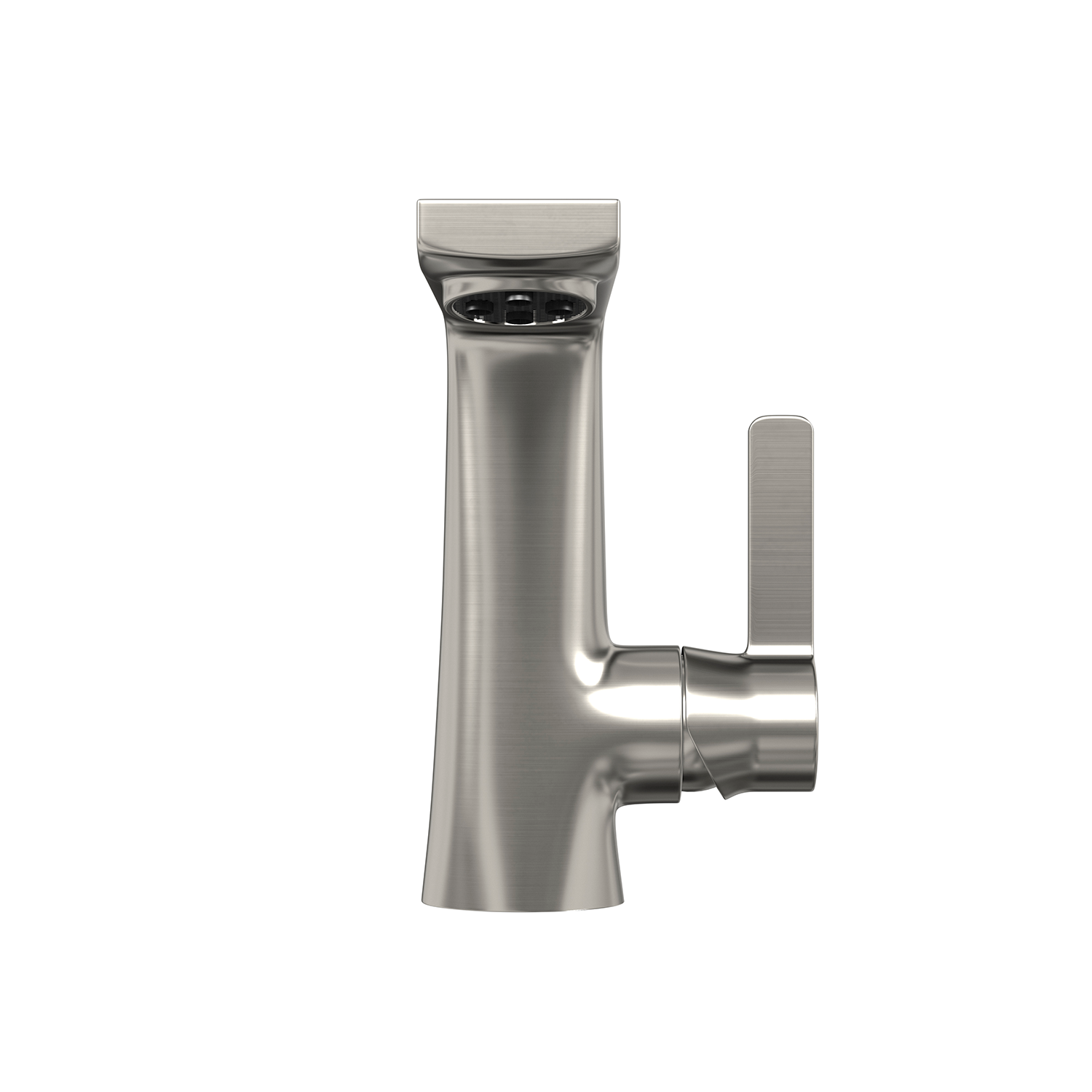 DAX Single Handle Bathroom Faucet, Brass Body, Chrome Finish, Spout Height 4-15/16 Inches (DAX-8226)