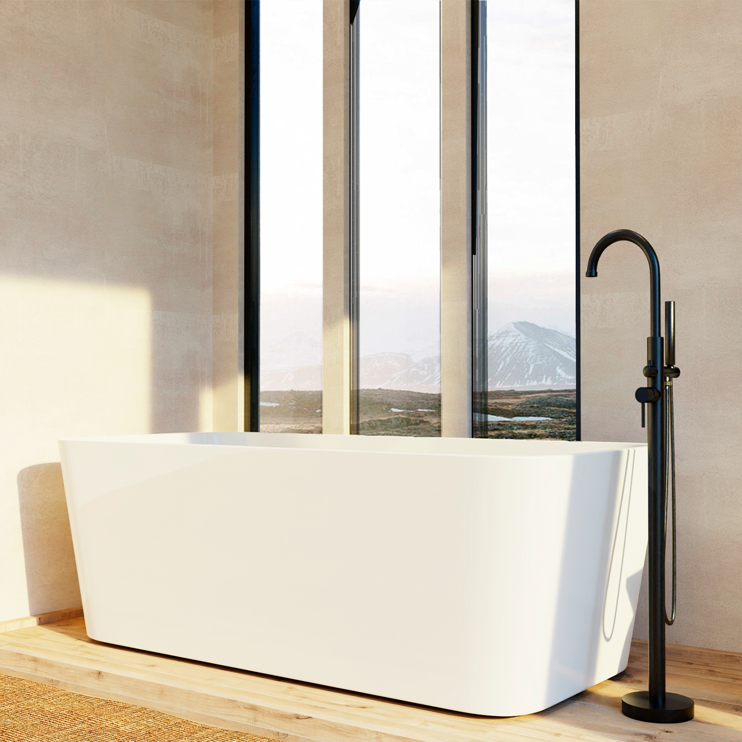 DAX Salerno Freestanding Bathtub Filler (DAX-8285-BG)