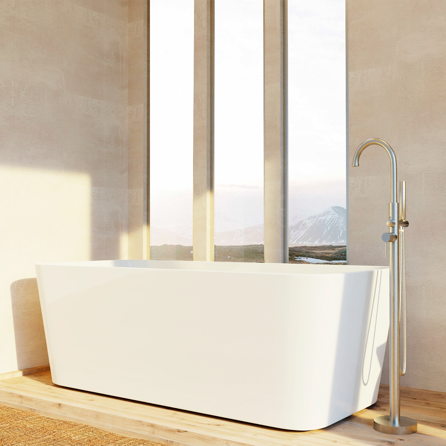 DAX Salerno Freestanding Bathtub Filler (DAX-8285-BG)