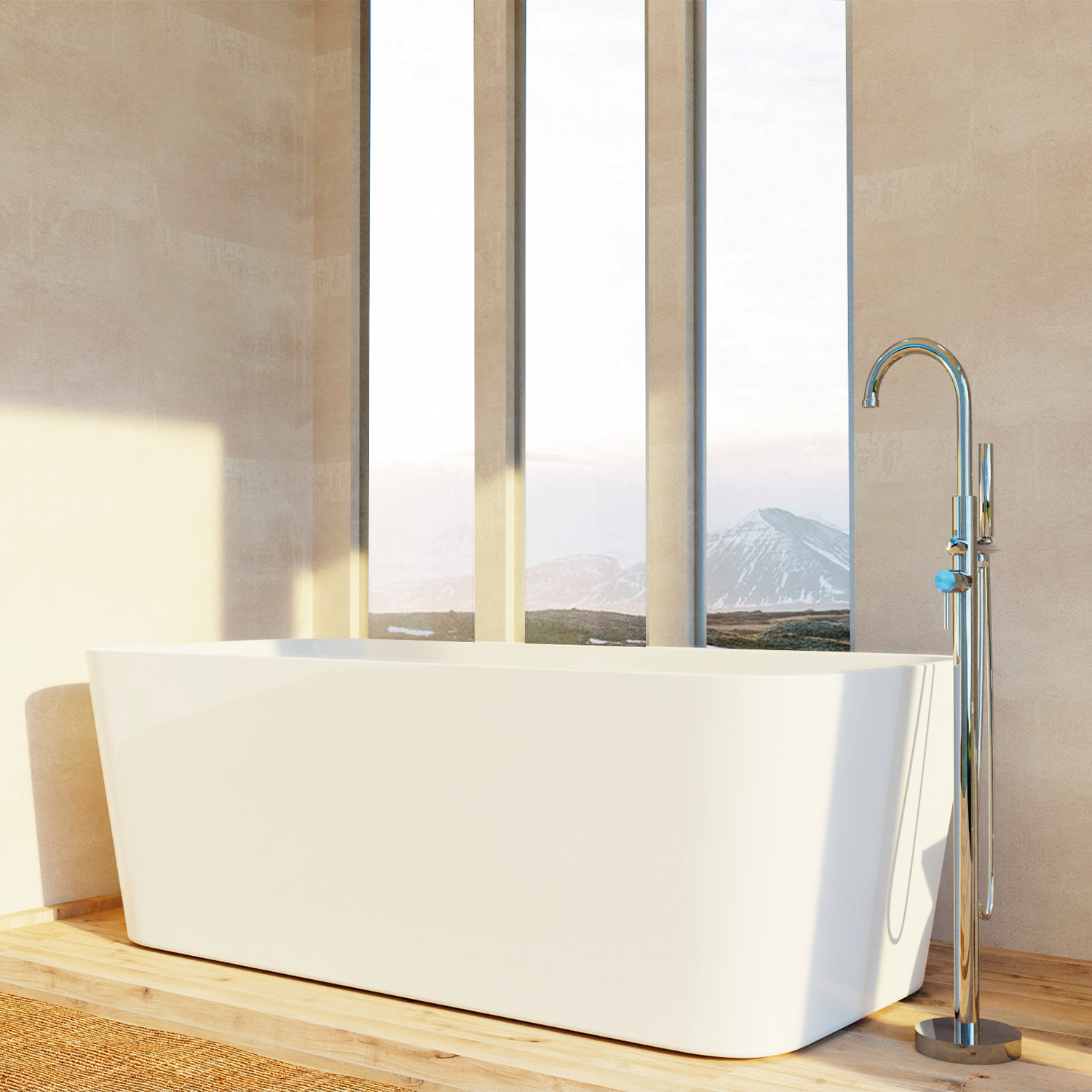 DAX Salerno Freestanding Bathtub Filler (DAX-8285-BG)