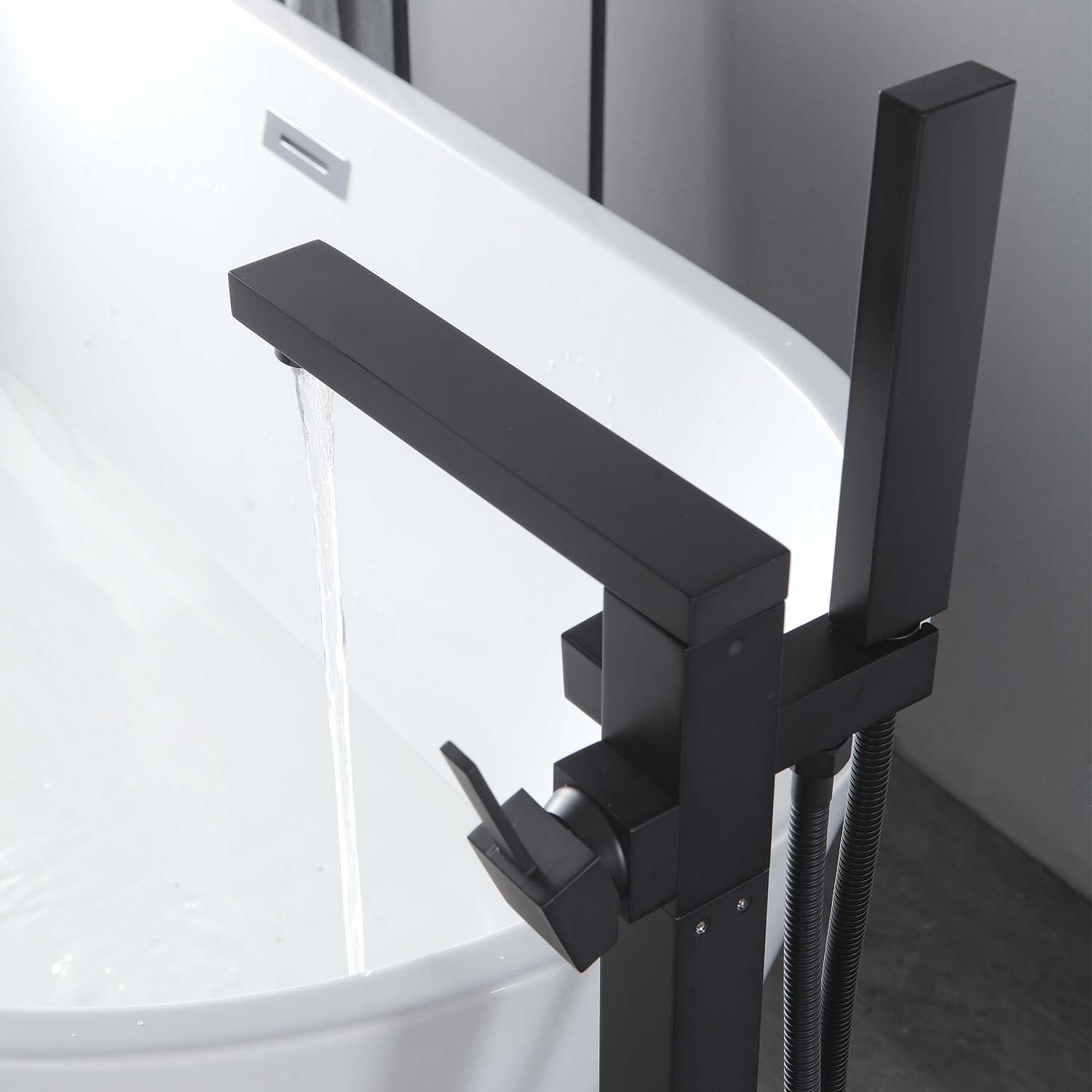 DAX Roma Freestanding Tub Filler with Hand Shower