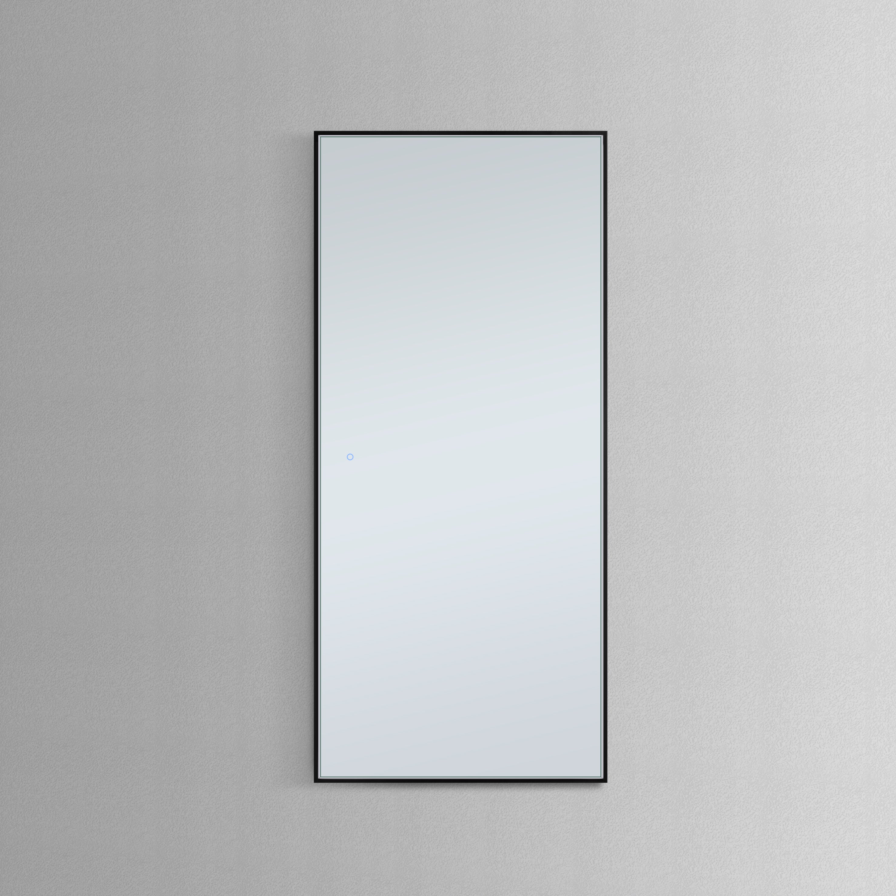 DAX Agerola Wall Mount LED Mirror Black Frame 70" x 32"