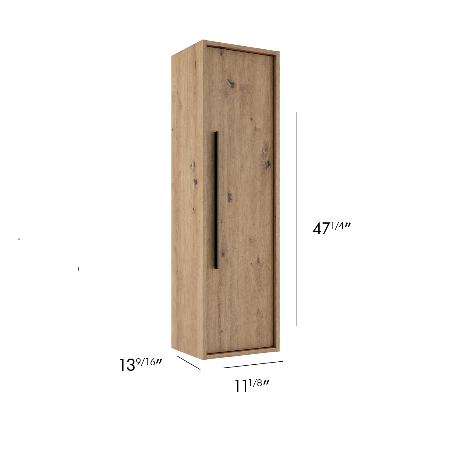 Aqua Tall Side Cabinet 48 Inches