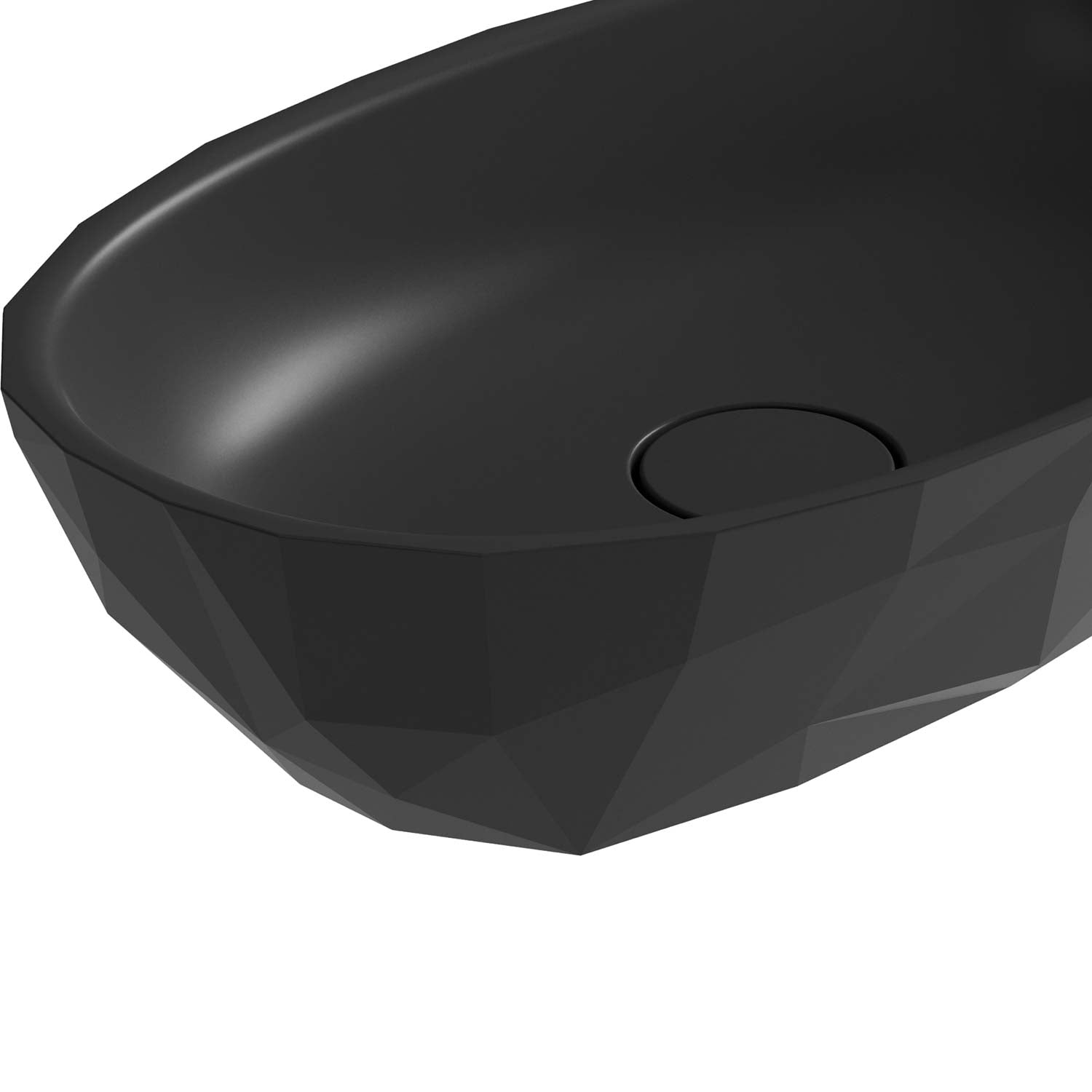 DAX Arte Solid Surface Oval Vessel Basin (18" x 12")