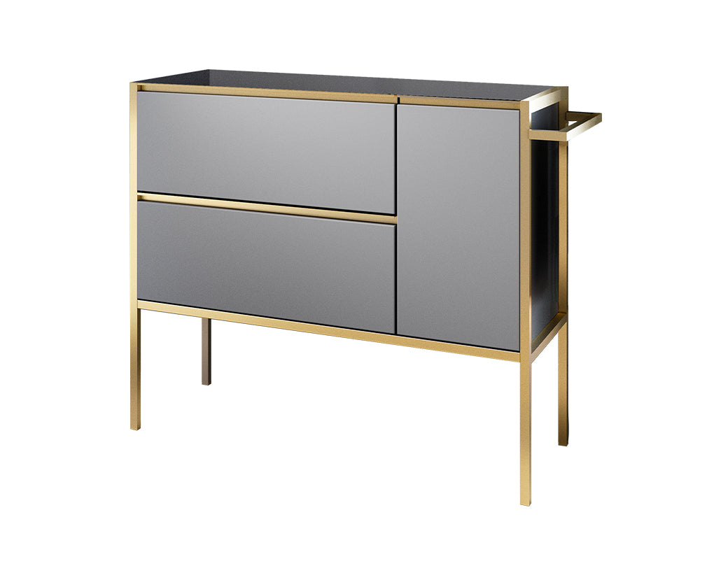 Avant Single Bathroom Vanity Cabinet with Onix Basin