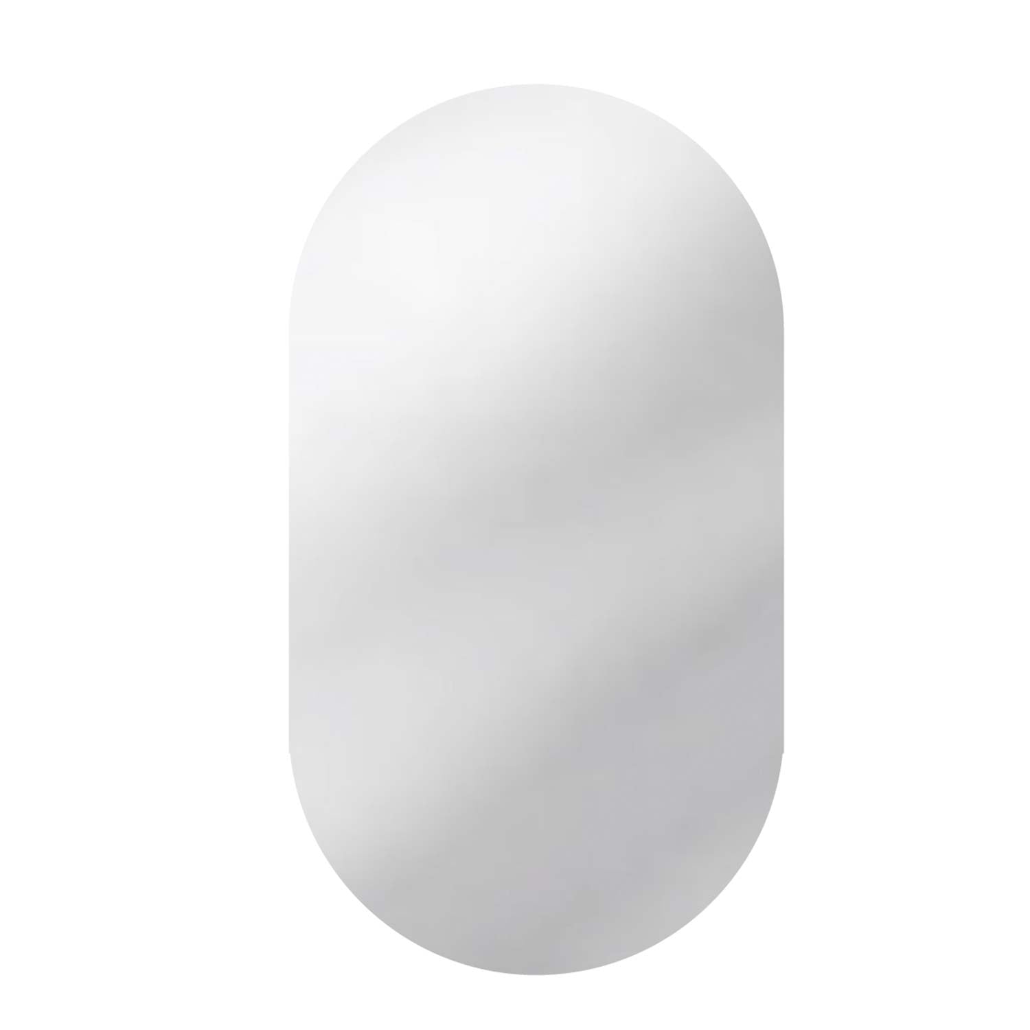 oval Mirror on a white background