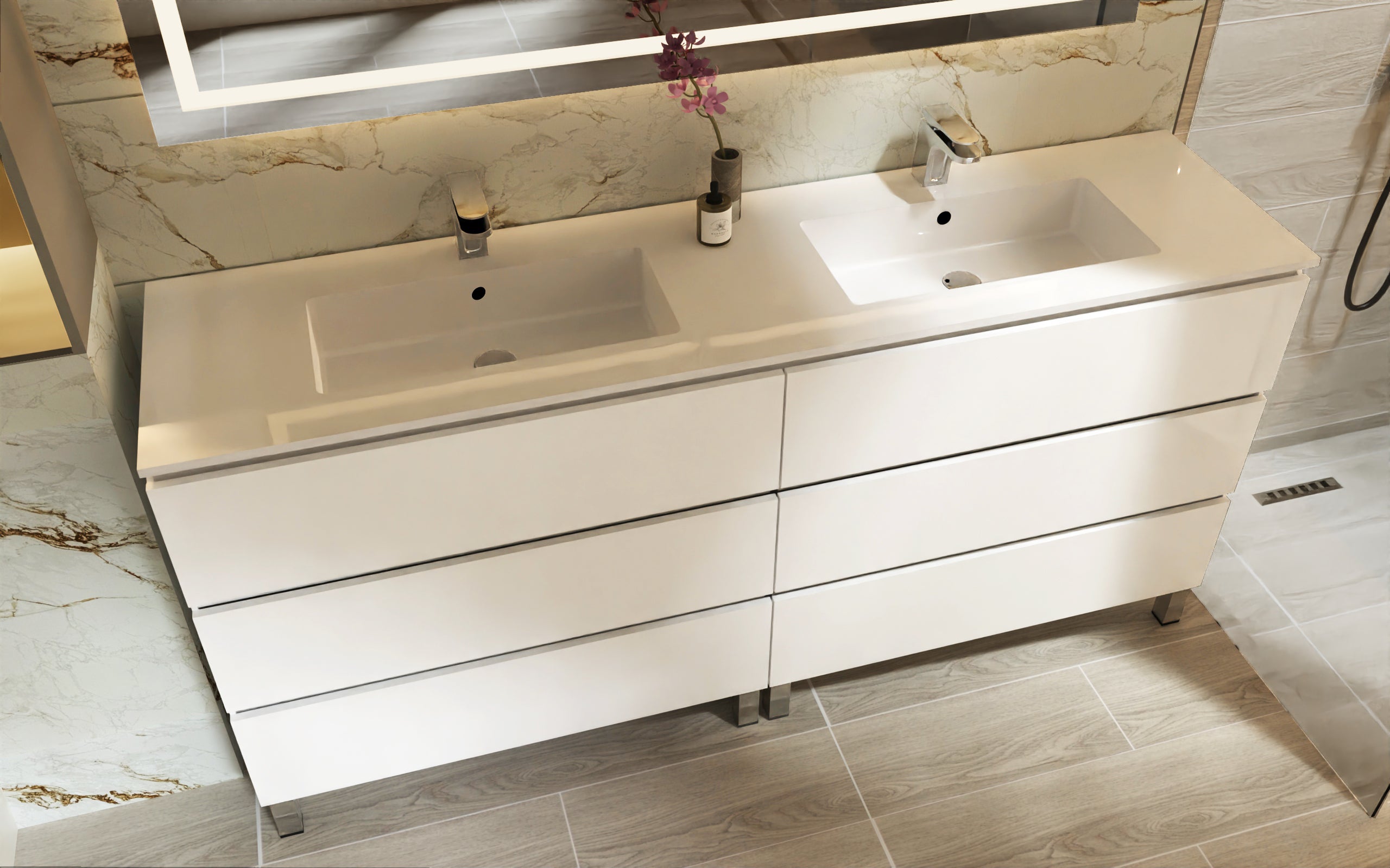 Costa Bathroom Vanity Cabinet with Basin Included