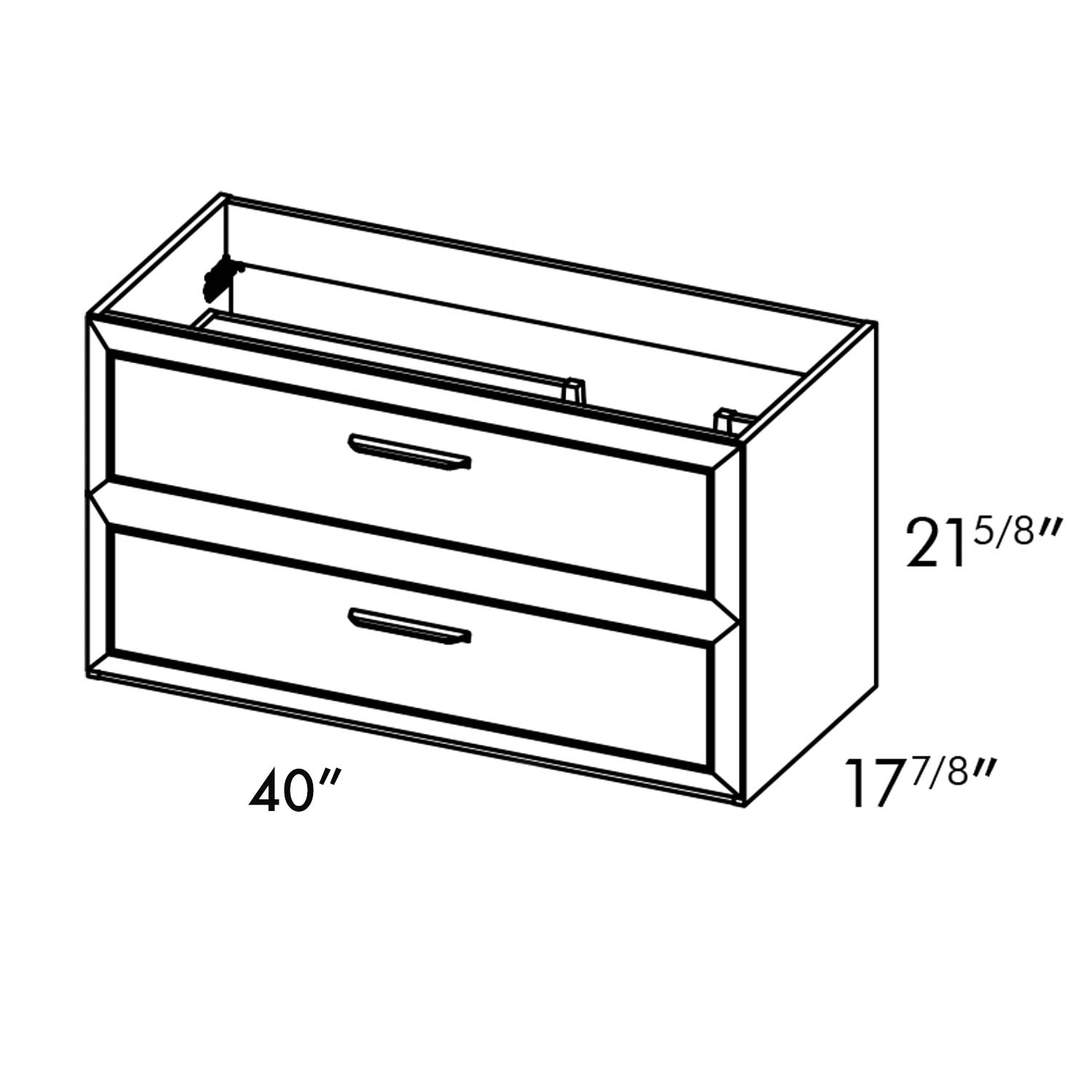Bathroom Vanity Cabinet DELTA Collection by DAX