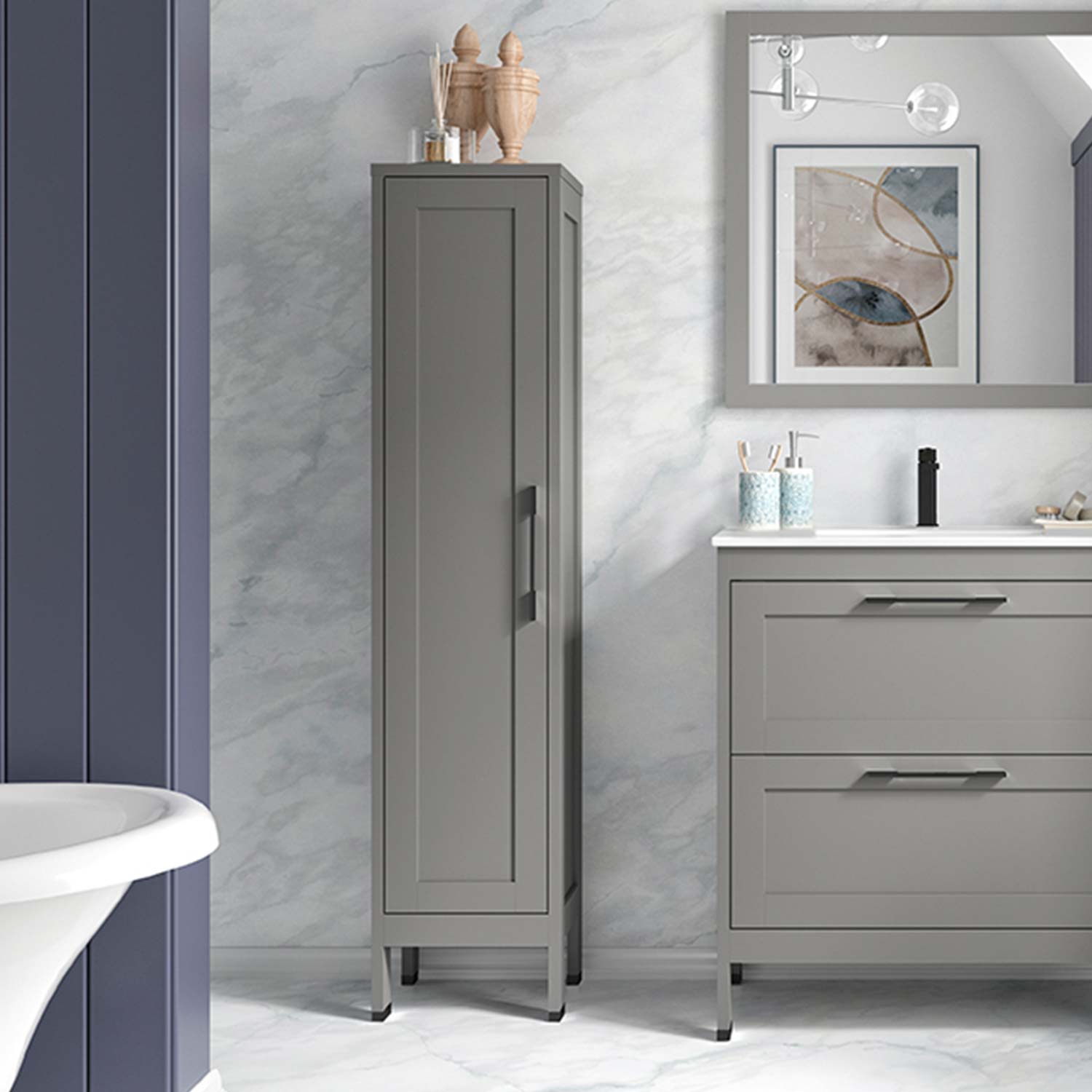 Bathroom Vanity Side Cabinet LAKESIDE Collection by DAX