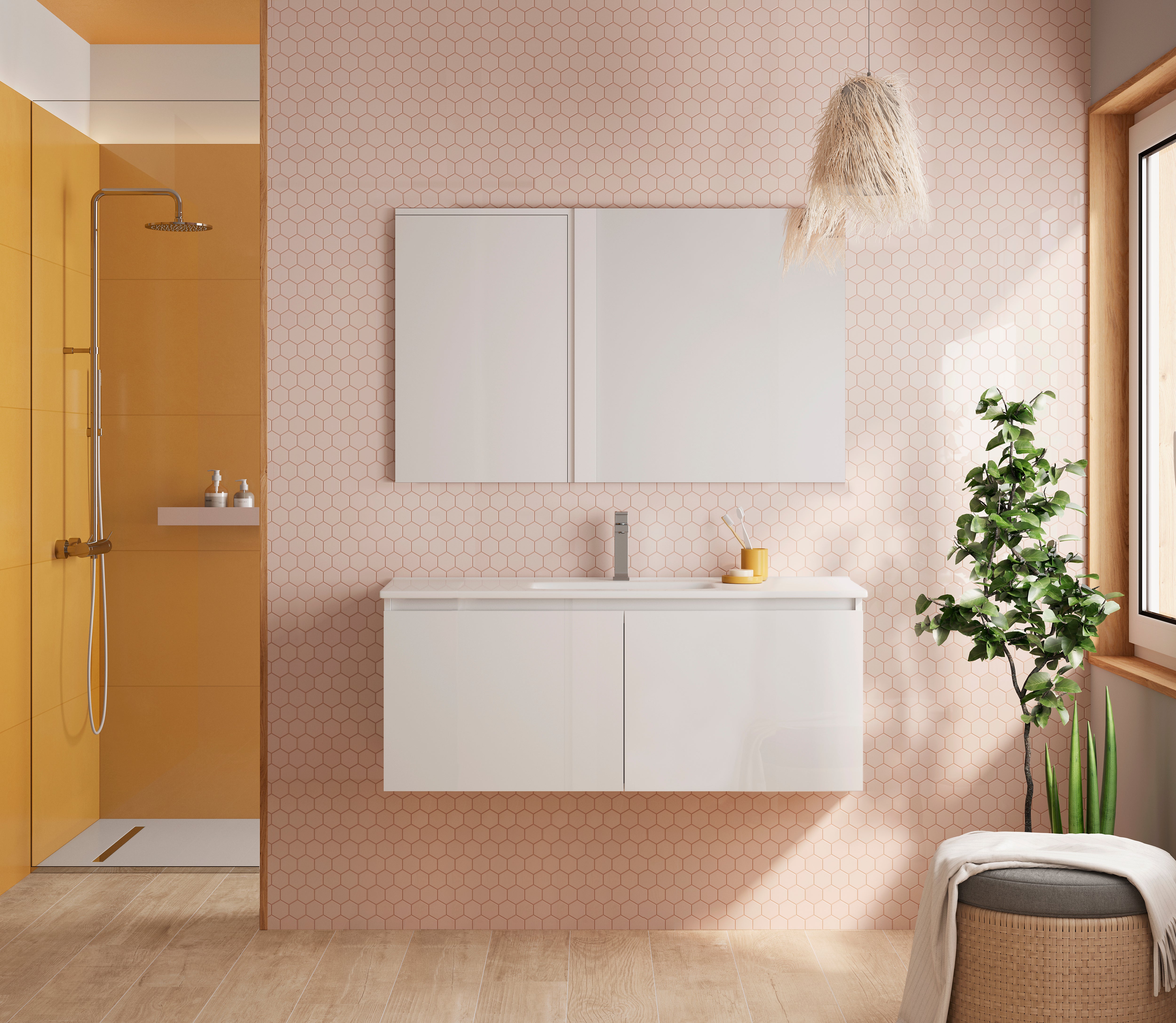 Malibu Bathroom Vanity Cabinet with Ceramic Basin Included