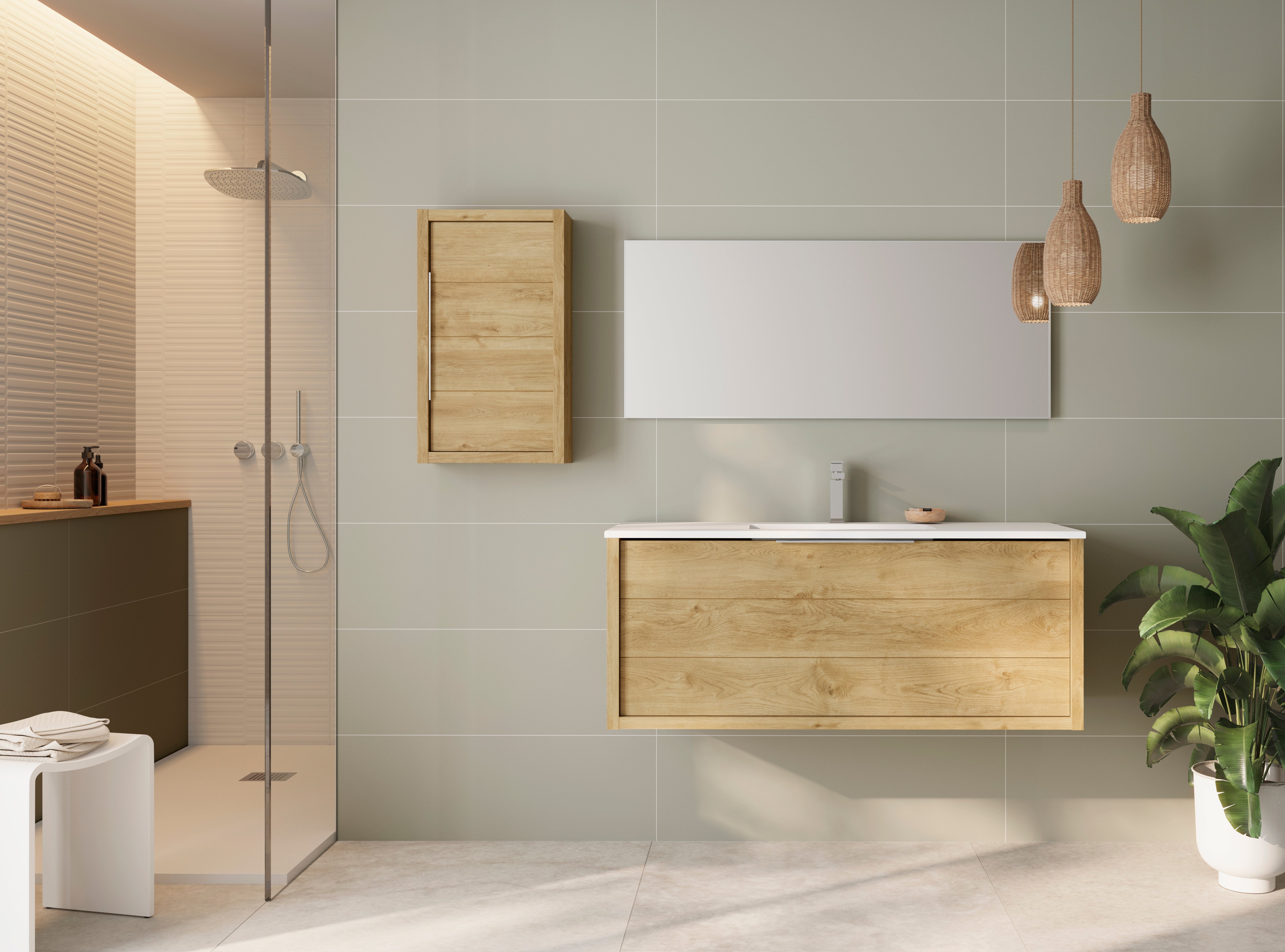 Modena Bathroom Vanity Cabinet with 2 Drawers