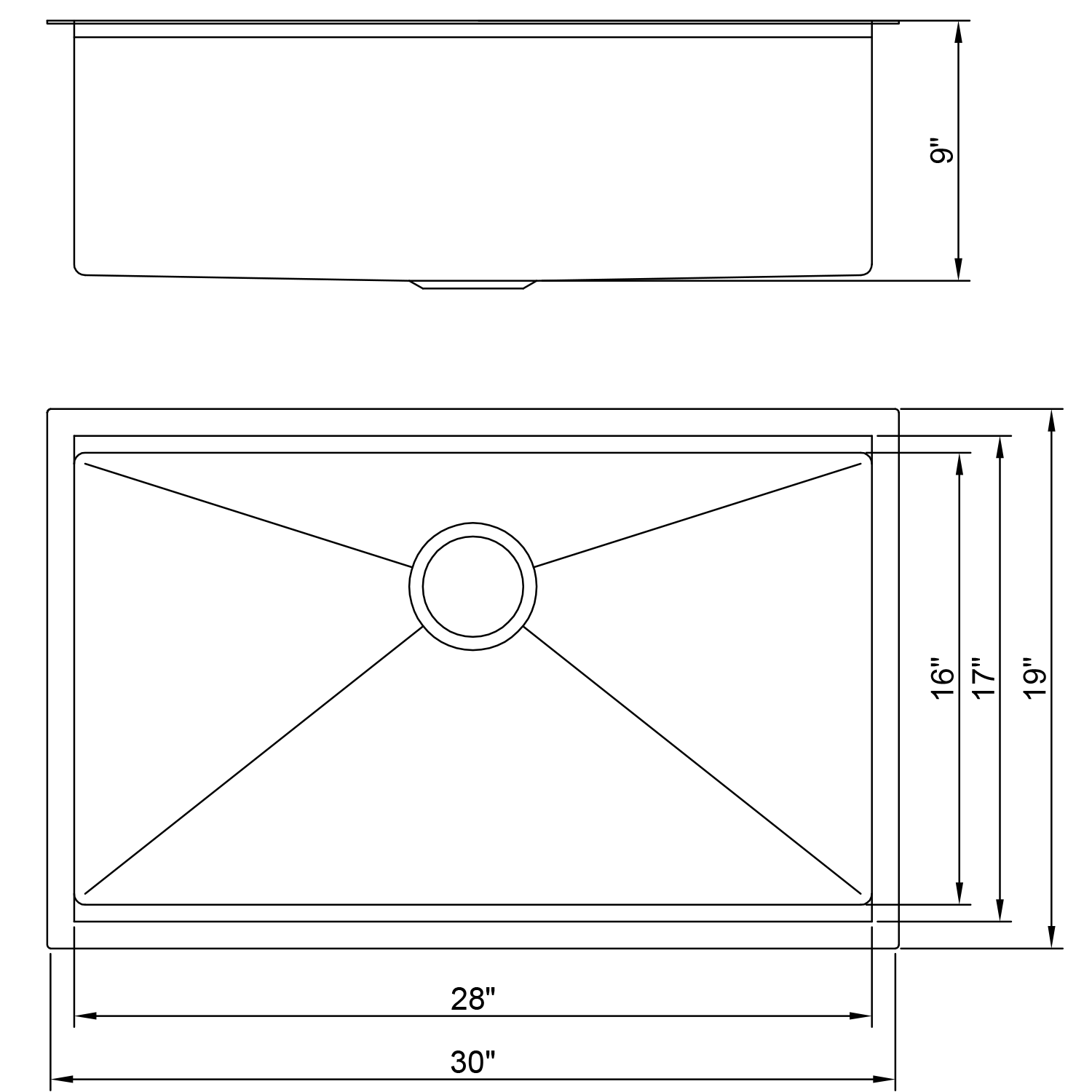 DAX Handmade Workstation Single Bowl Undermount Kitchen Sink NB - Stainless Steel 304 - 16 G - Acces