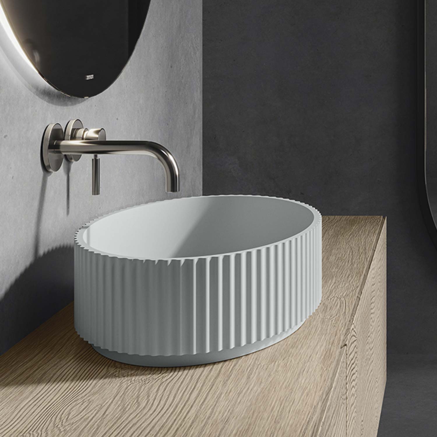DAX OLYMPIA collection matte finish vessel sink