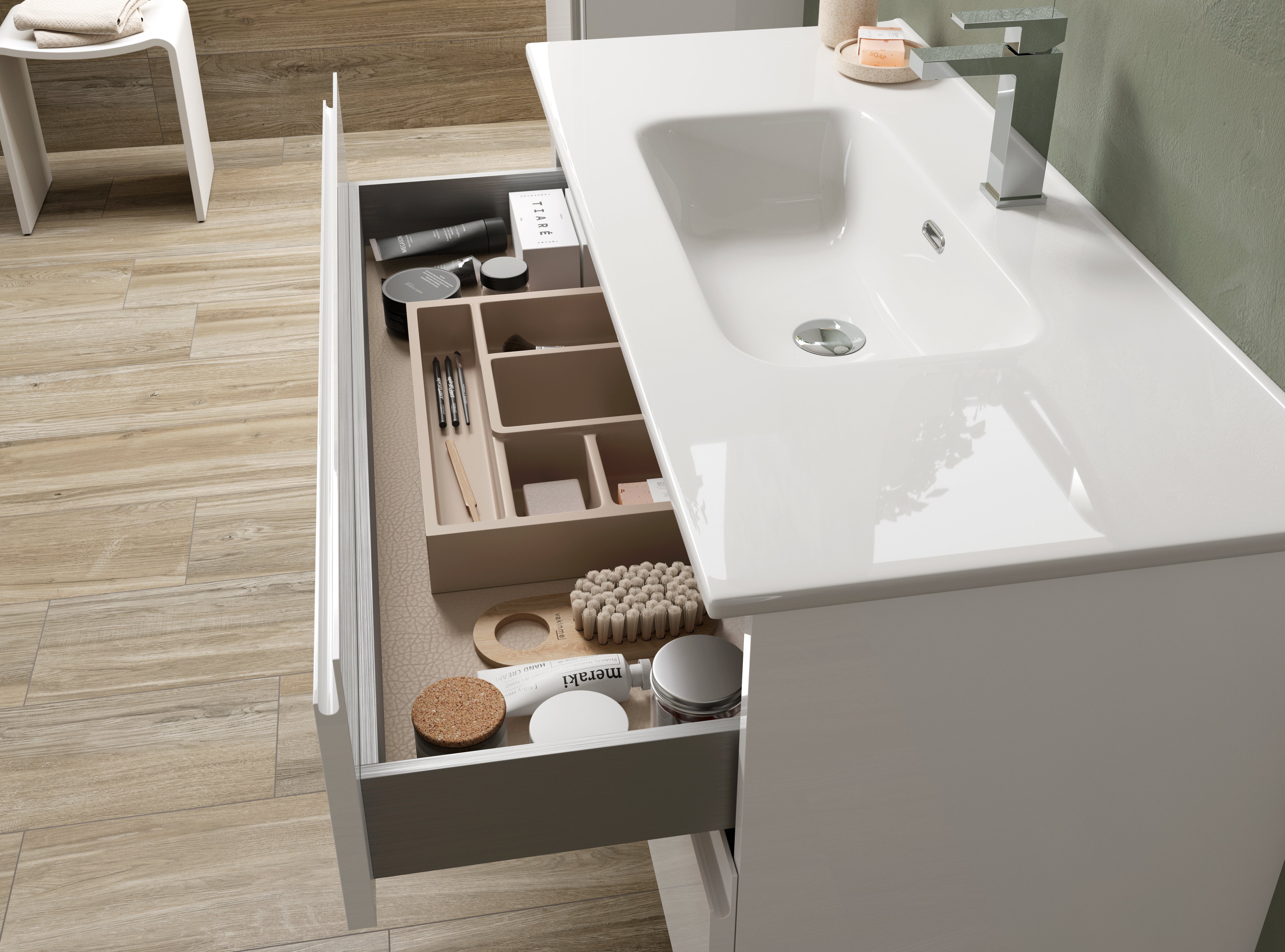 DAX Onix Glossy Ceramic Basin with antibacterial treatment. Highly resistant and easy to clean. Order now at www.daxib.com