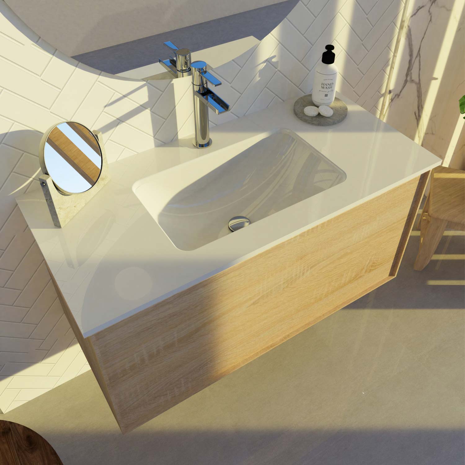 DAX Onix Glossy Ceramic Basin