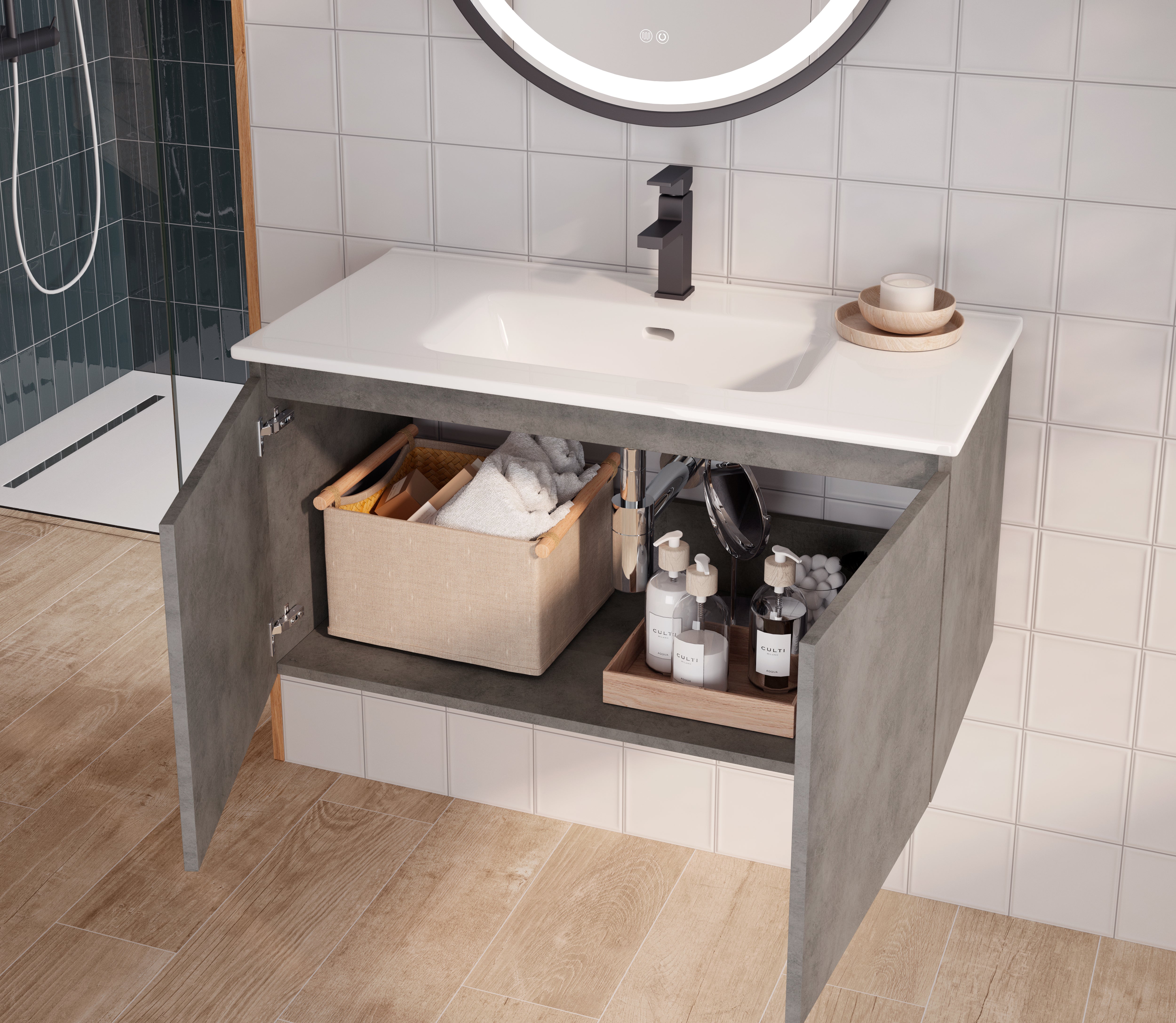 DAX Onix Glossy Ceramic Basin with antibacterial treatment. Highly resistant and easy to clean. Order now at www.daxib.com