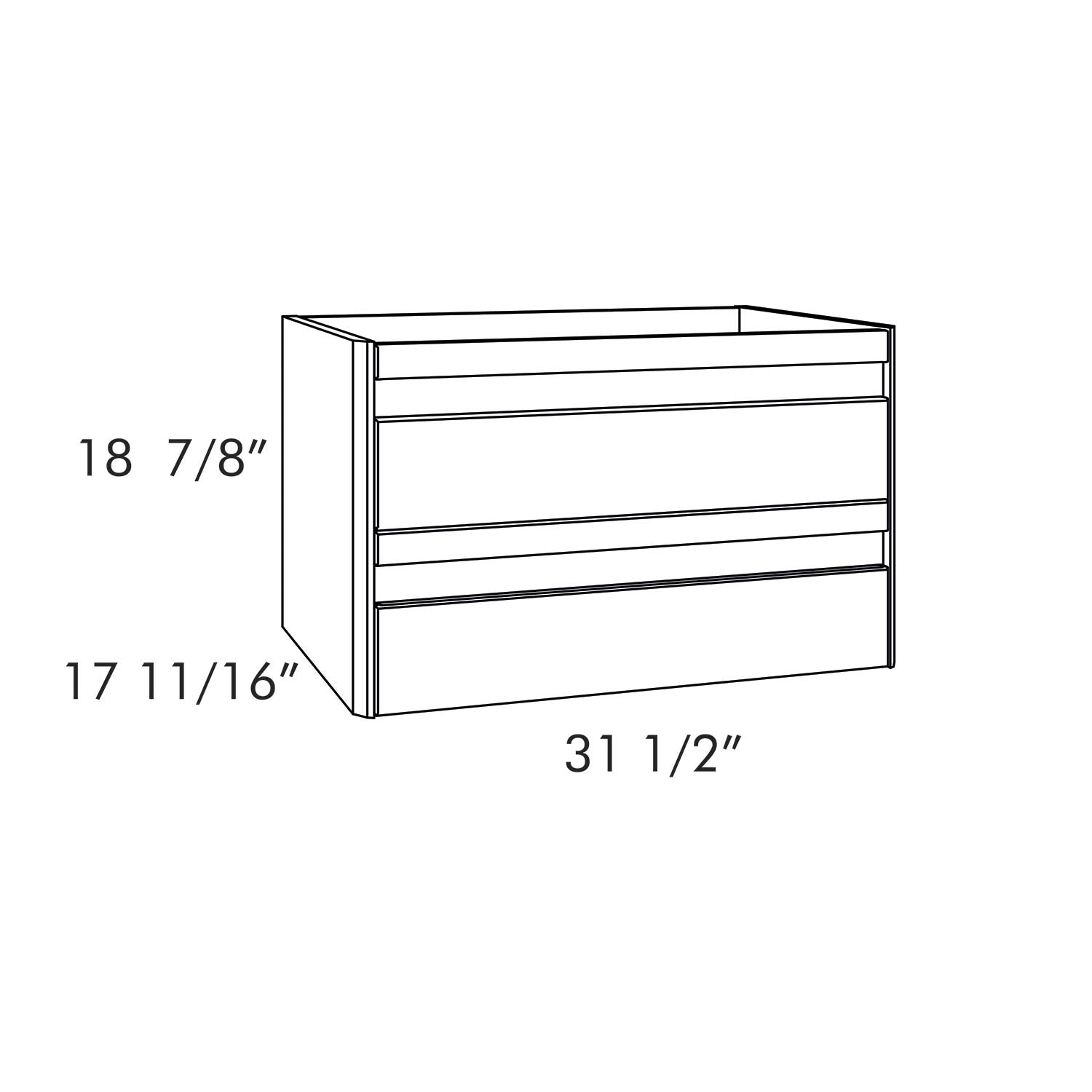 Bathroom Vanity Cabinet TOSCANA Collection by DAX