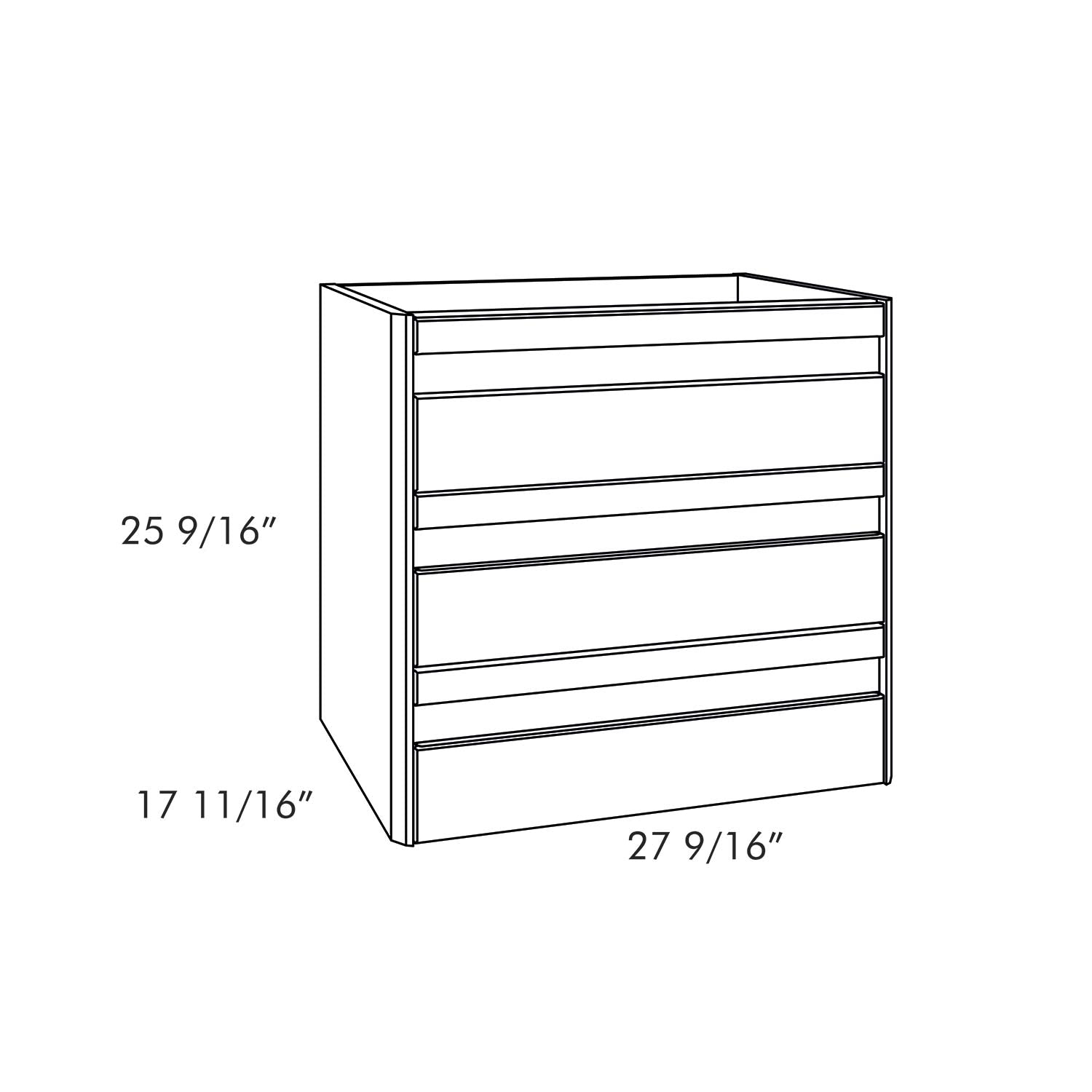 Bathroom Vanity Cabinet TOSCANA Collection by DAX