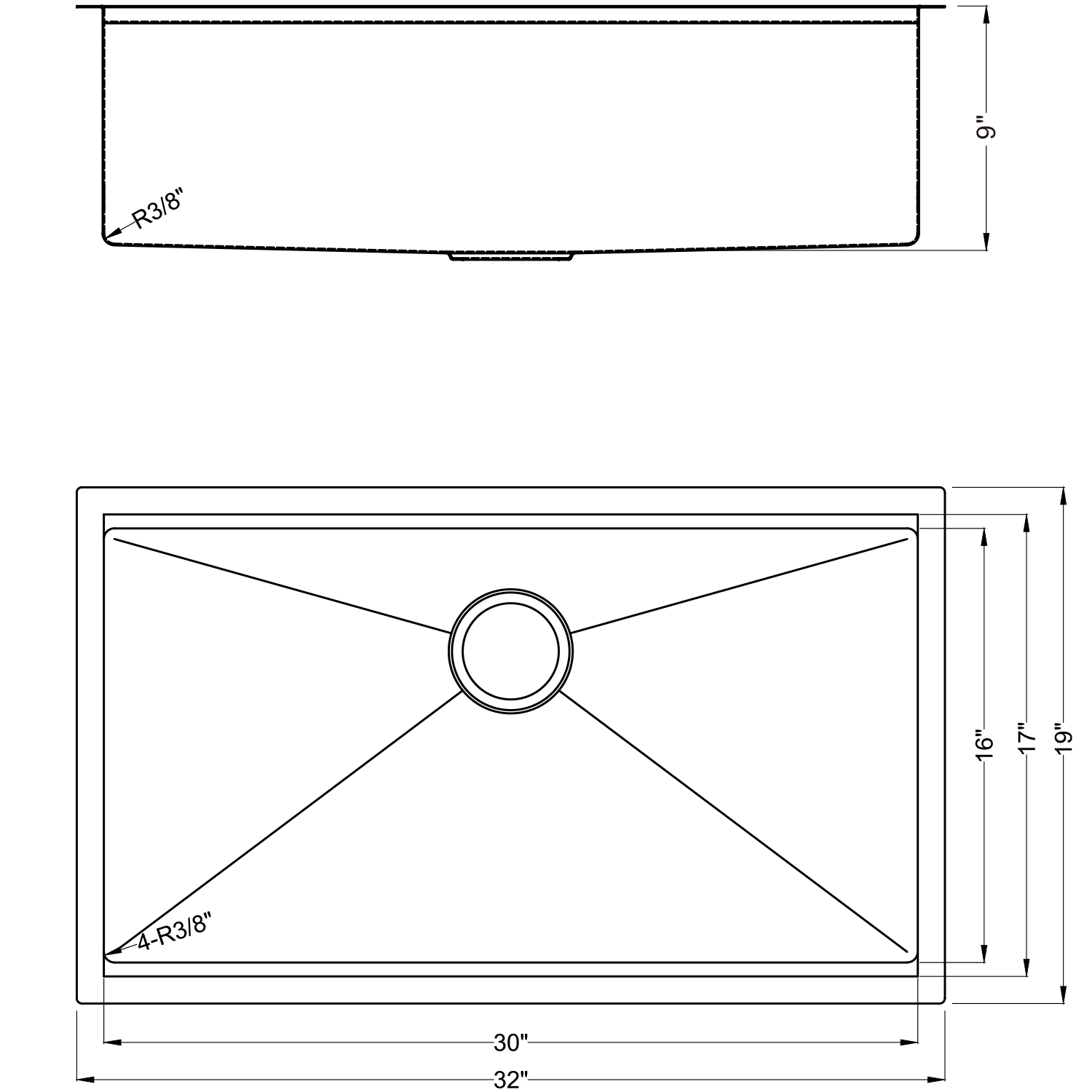 DAX Handmade Workstation Single Bowl Undermount Kitchen Sink NB - Stainless Steel 304 - 16 G - Acces