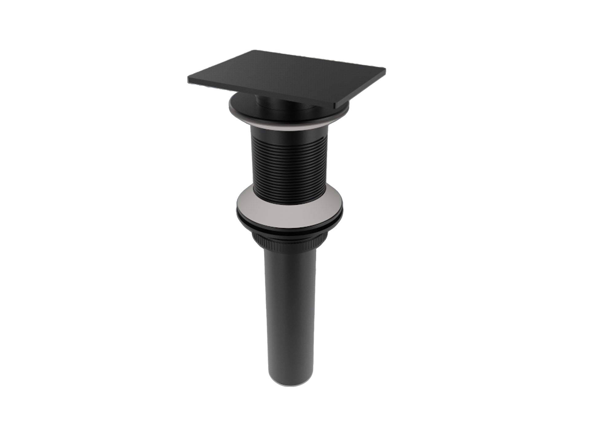 This is a DAX Square Vanity Sink Pop up Drain, Brass Body, 2-3/4 x 8-7/8 Inches. Order now at www.daxib.com