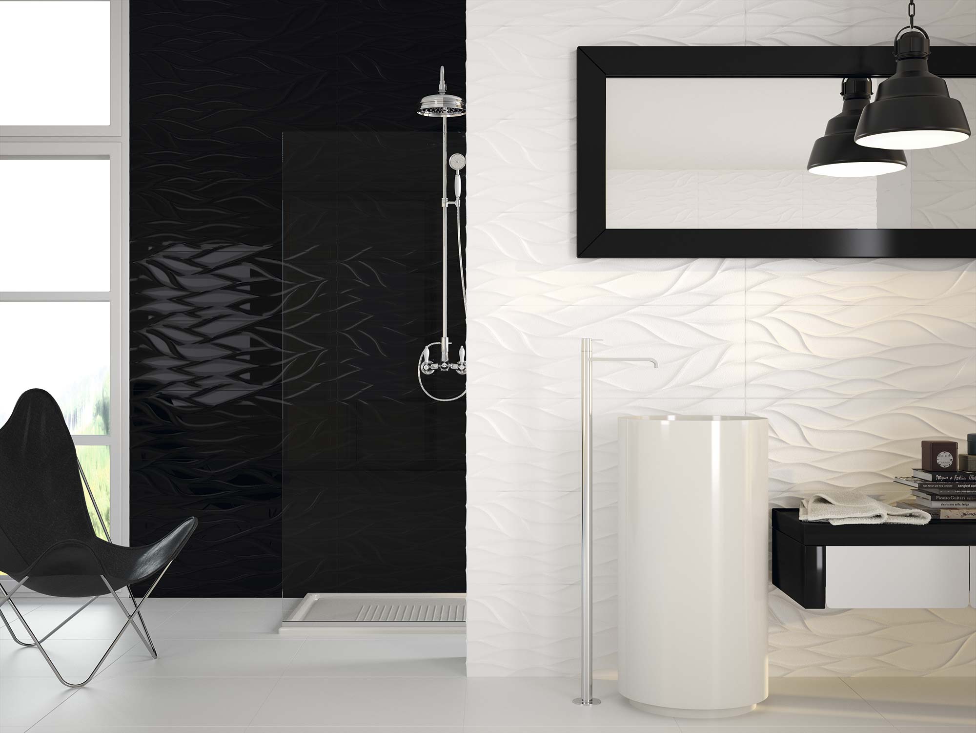 SALONI JEWELS wall coverings - 12 x 36 - (11.62 Sqft - 4 pcs per  Box - 51  Boxes per pallet)