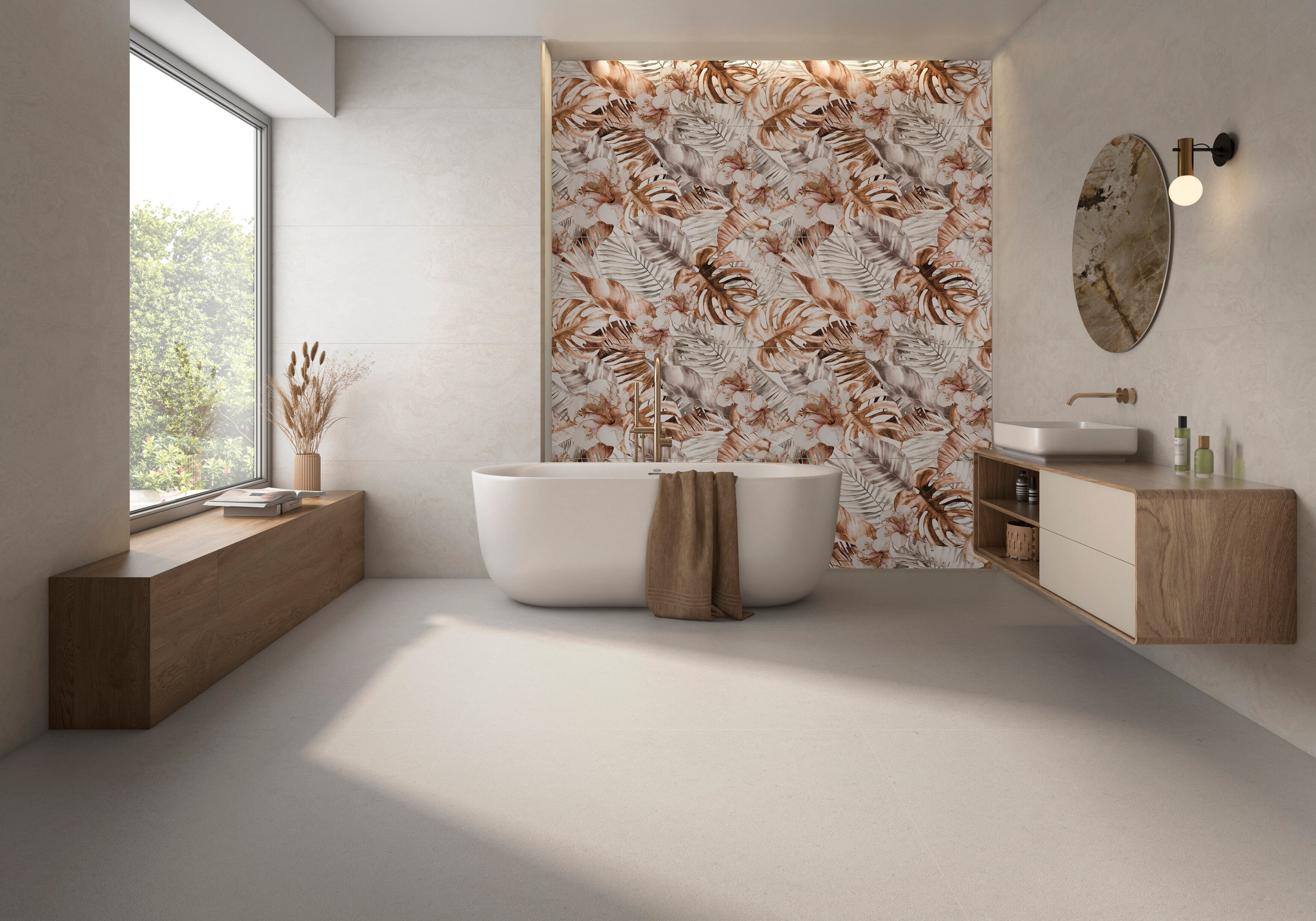 Ceramic Tile TAU TU CALCARE Flooring Collection by DAX