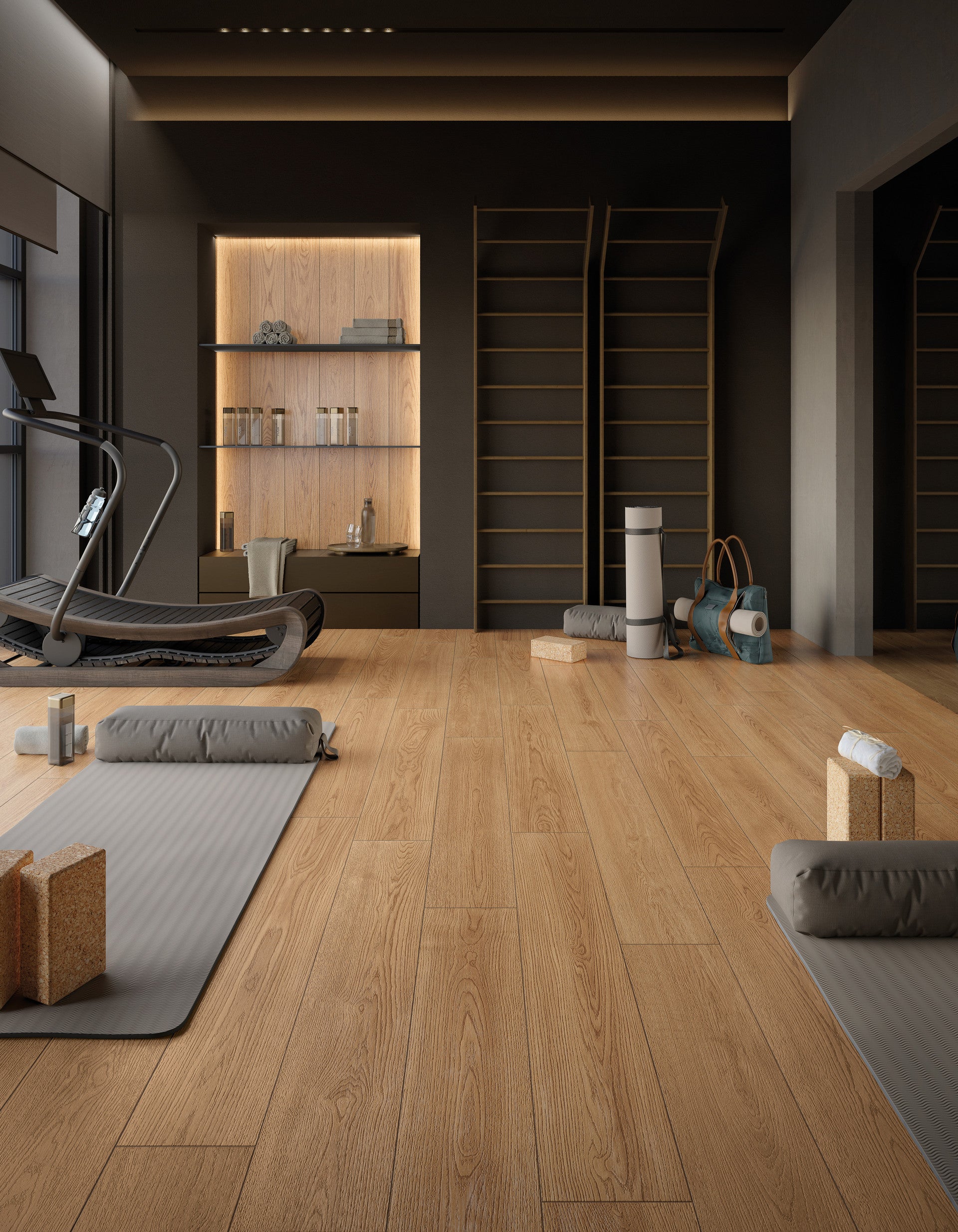 MIRAGE IZUMI flooring - 10 x 60 - (3 pc  Box - 12.1 sqft  Box - 30  Box pallet - 9mm)