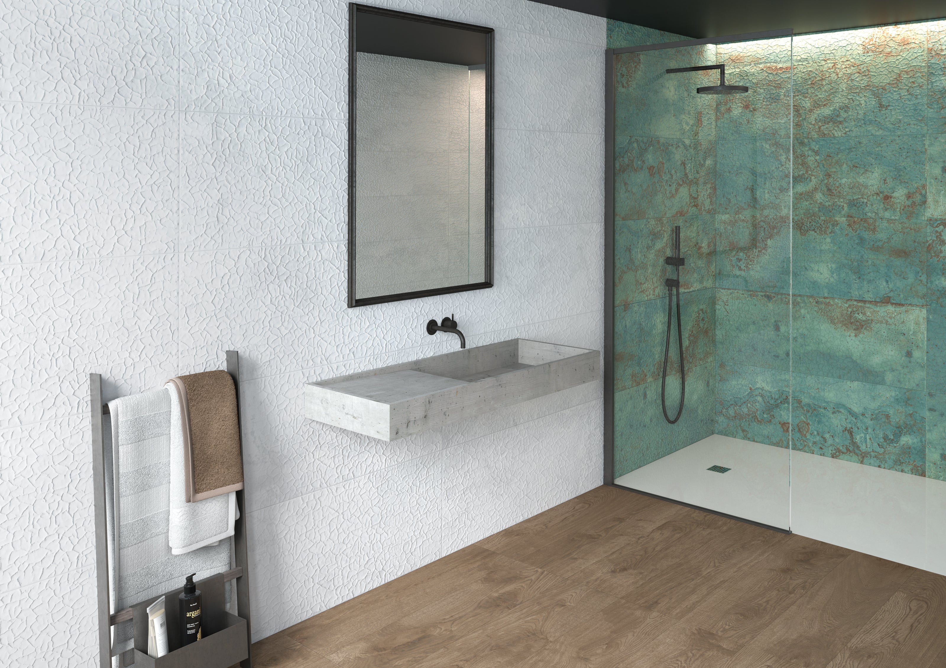 APAVISA ZINC wall coverings - 16 x 48 - (22.92 sqft - 4 pcs per  Box - 24  Boxes per Pallet)