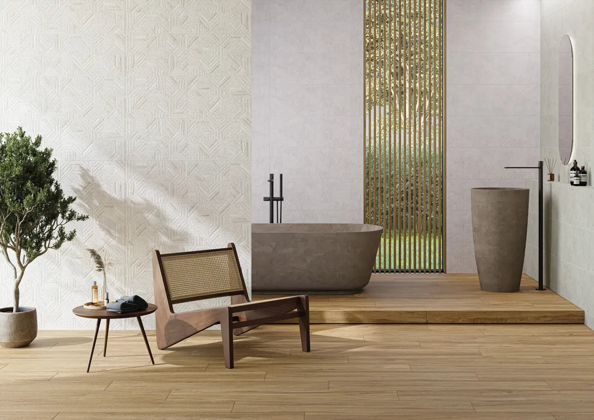 KERABEN BOTANICAL wall coverings - 12 x 36 - (11.65 Sqft - 4 pcs per  Box - 51  Boxes per pallet)