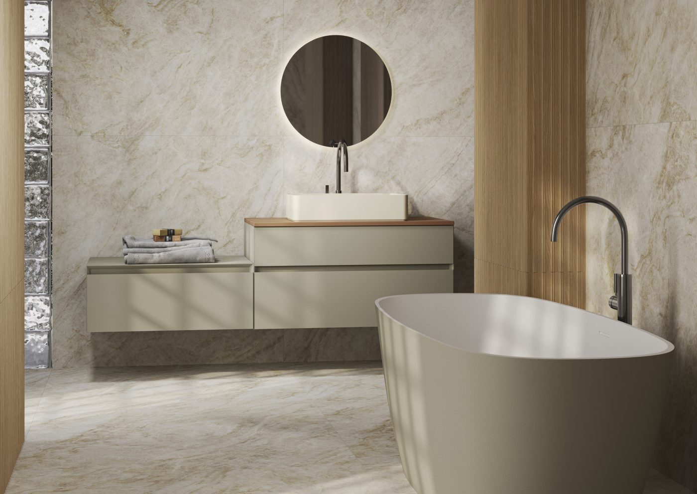 Ceramic Tile TAJ MAHAL NATURE Flooring Collection by DAX