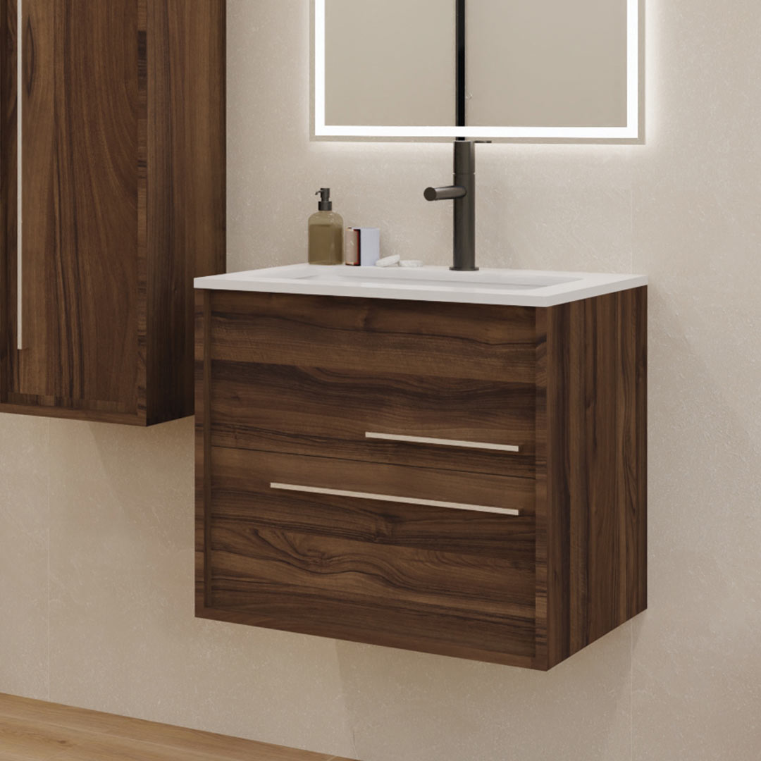 Aqua Bathroom Single Vanity Cabinet with Basin Included