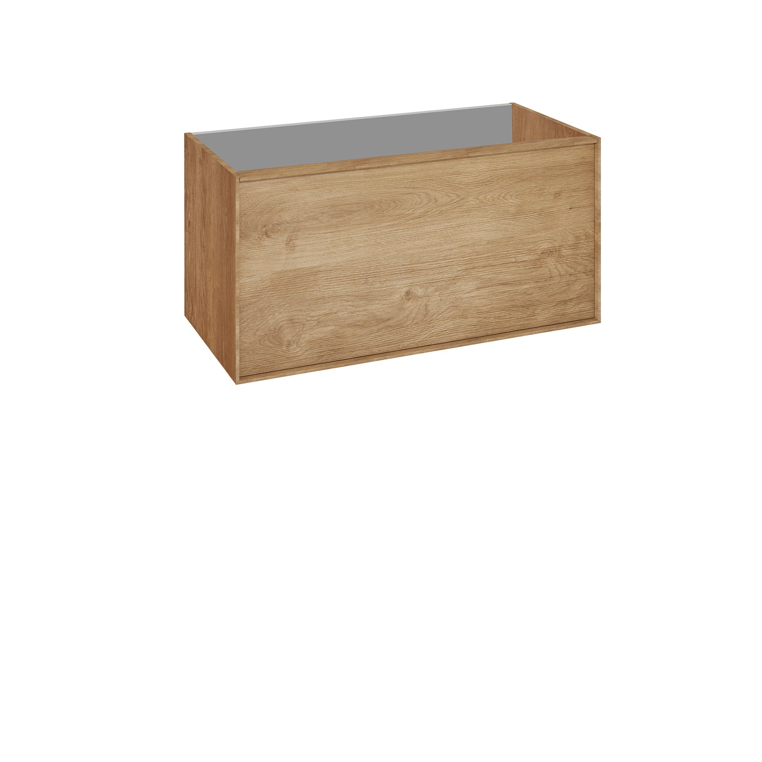 DAX Berlin Single Vanity Cabinet Oak with Onix Basin