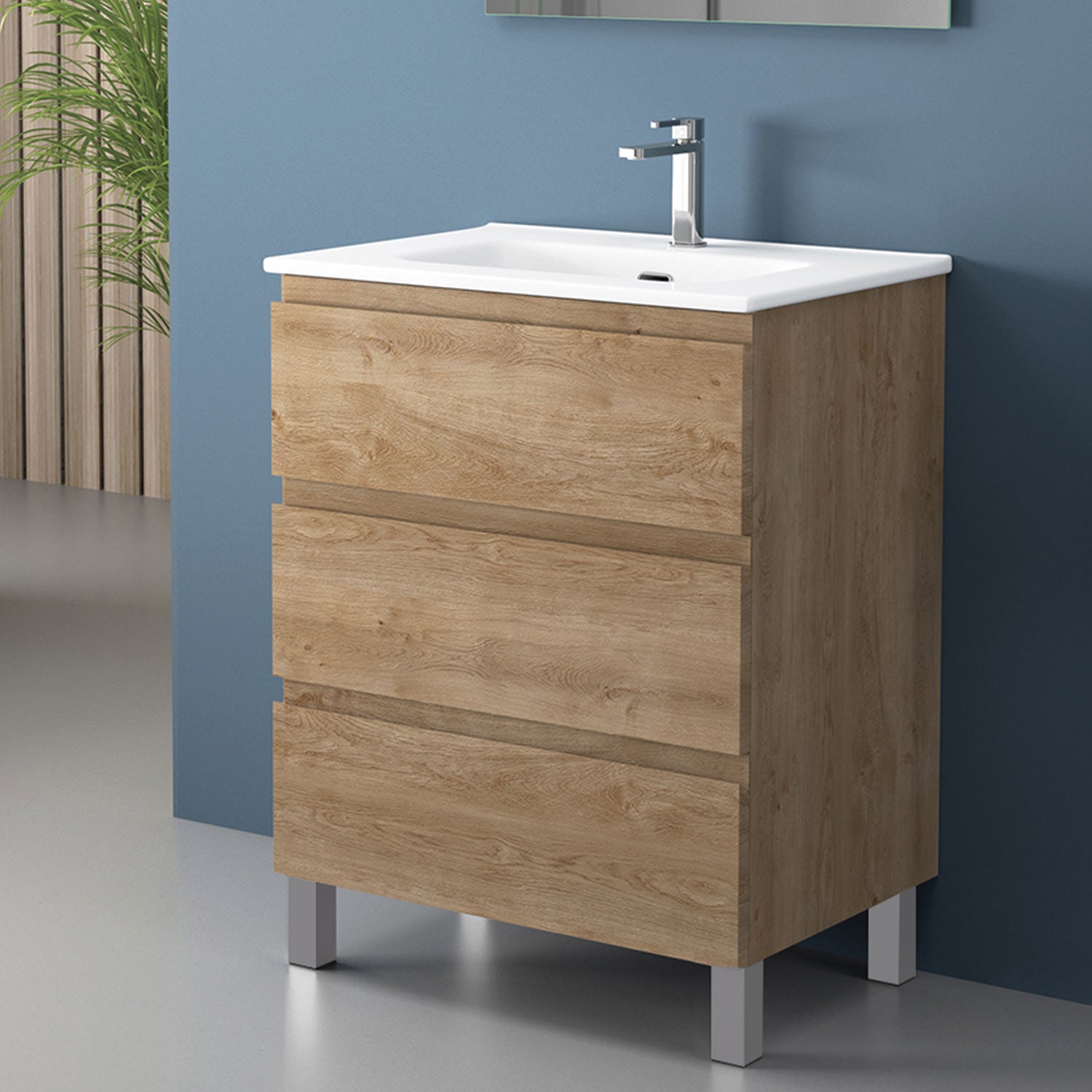 Costa Bathroom Vanity Cabinet with Basin Included