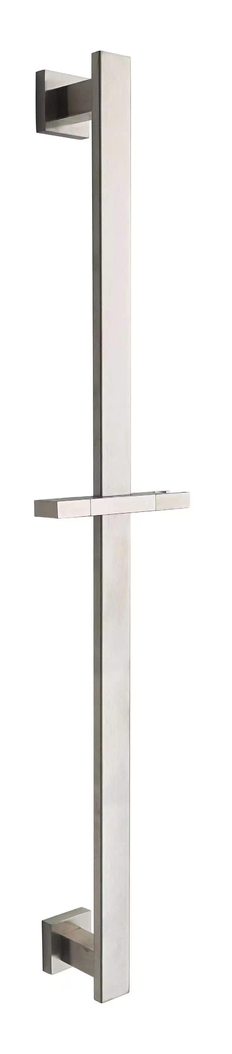 DAX Adjustable Square Slide Bar with Hand Shower Chrome Finish (DAX-1102)