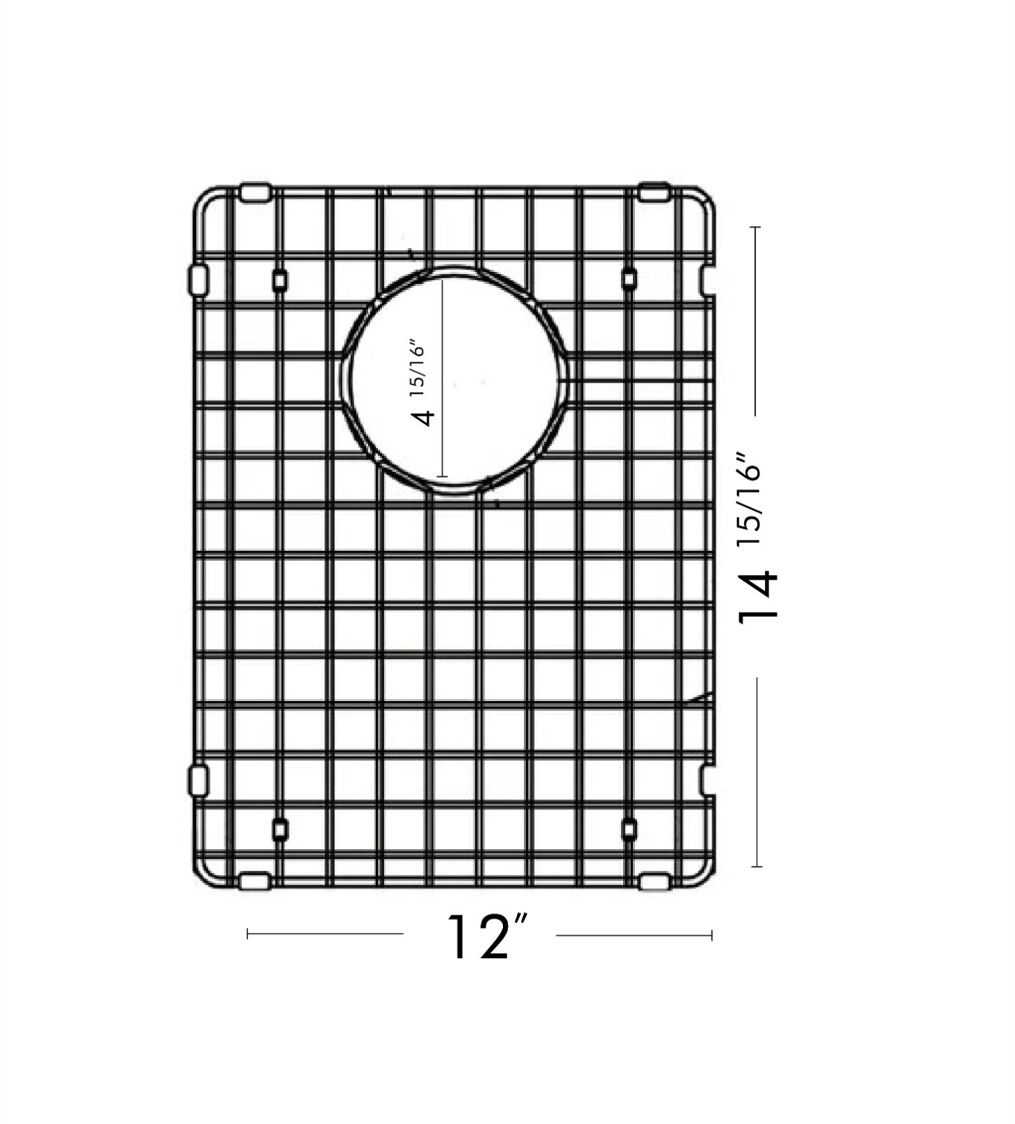 DAX Grid for Kitchen Sink Mod. DX-T3219-R10 (GR-DX-T3219-R10).